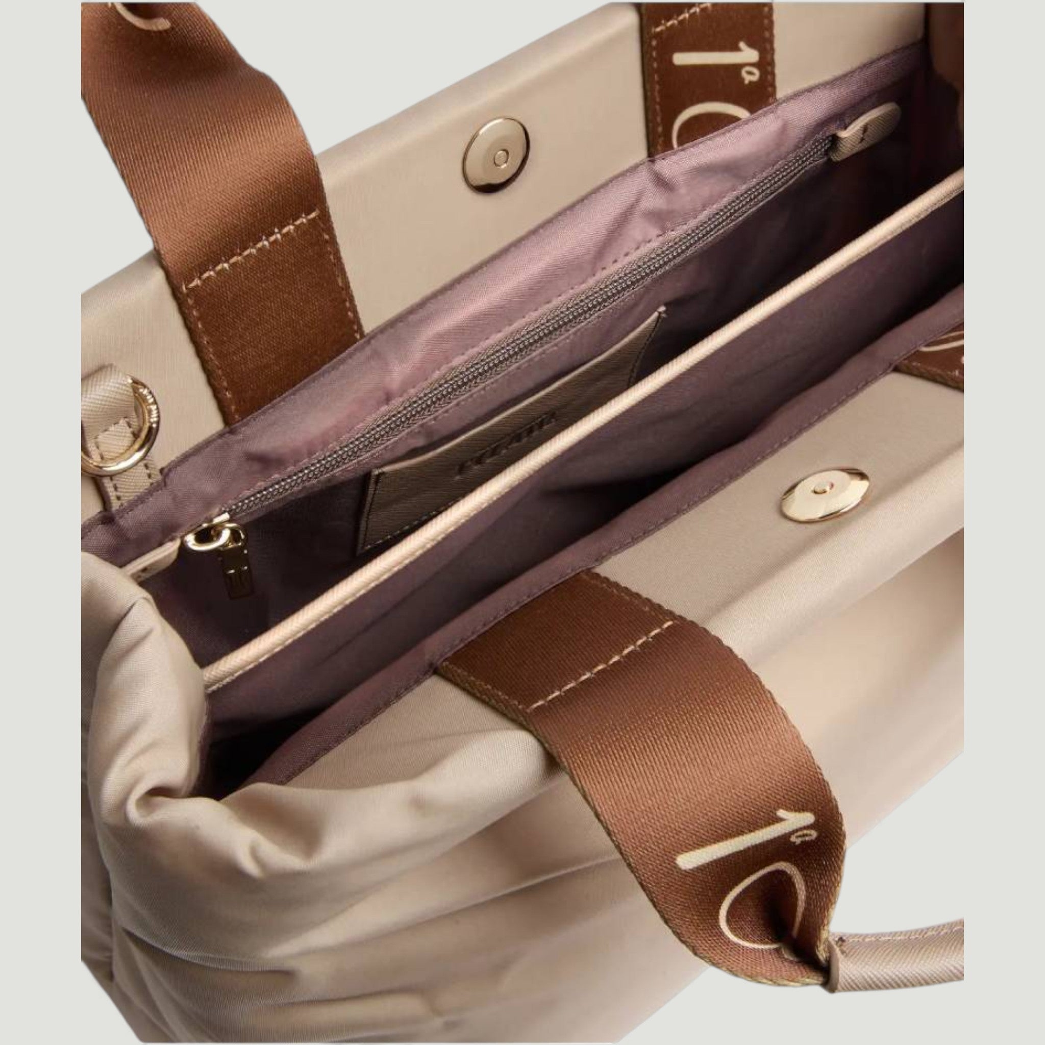 ALVIERO MARTINI 1^ CLASSE BORSA A MANO CON TRACOLLA GREIGE