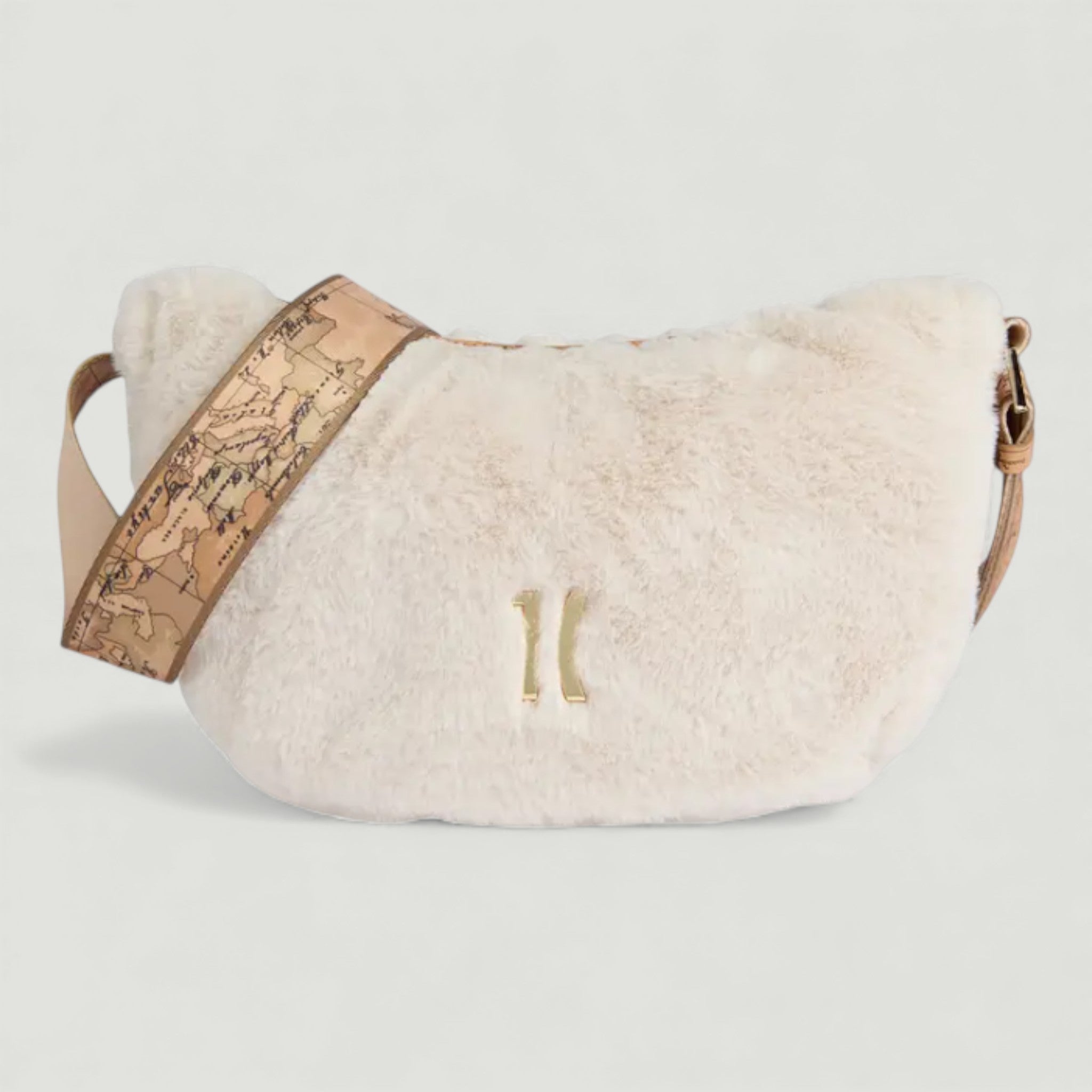 ALVIERO MARTINI 1^ CLASSE BORSA TRACOLLA MEZZA LUNA BEIGE BEIGE