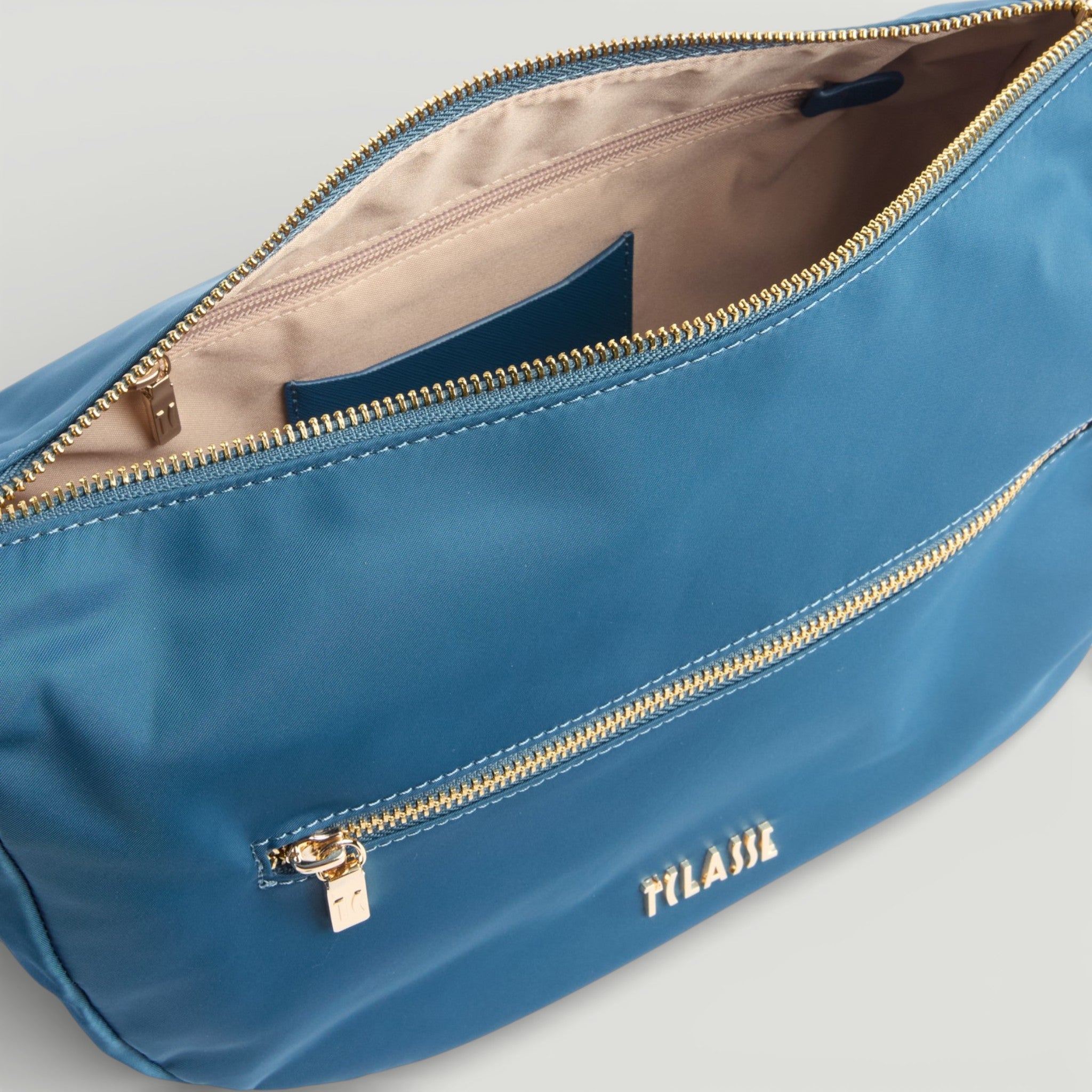 ALVIERO MARTINI 1^CLASSE BORSA MEZZALUNA BLU PACIFICO