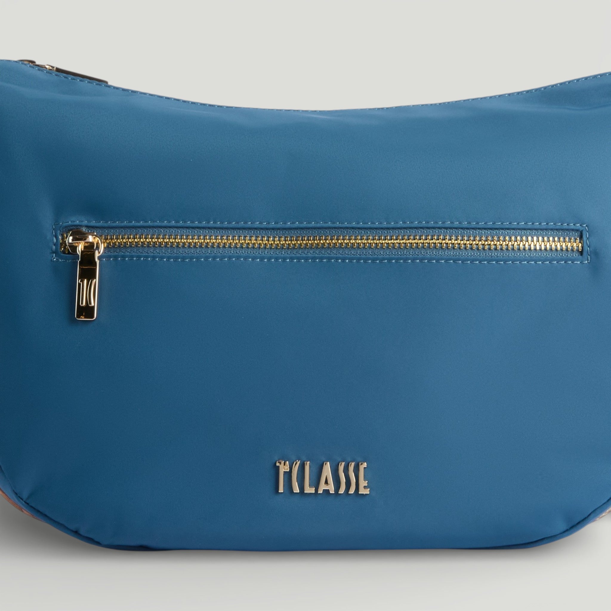 ALVIERO MARTINI 1^CLASSE BORSA MEZZALUNA BLU PACIFICO