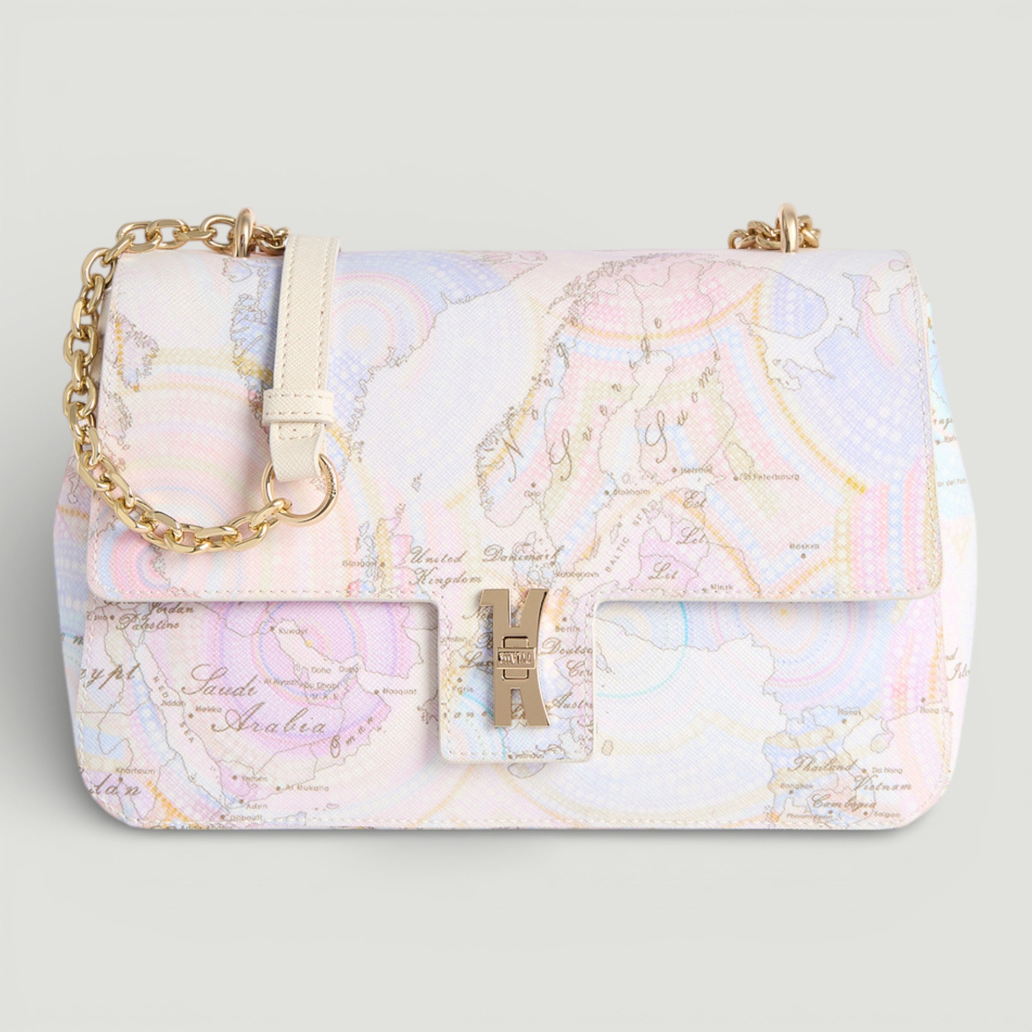 ALVIERO MARTINI 1^ CLASSE BORSA TRACOLLA CON CATENA MULTICOLOR