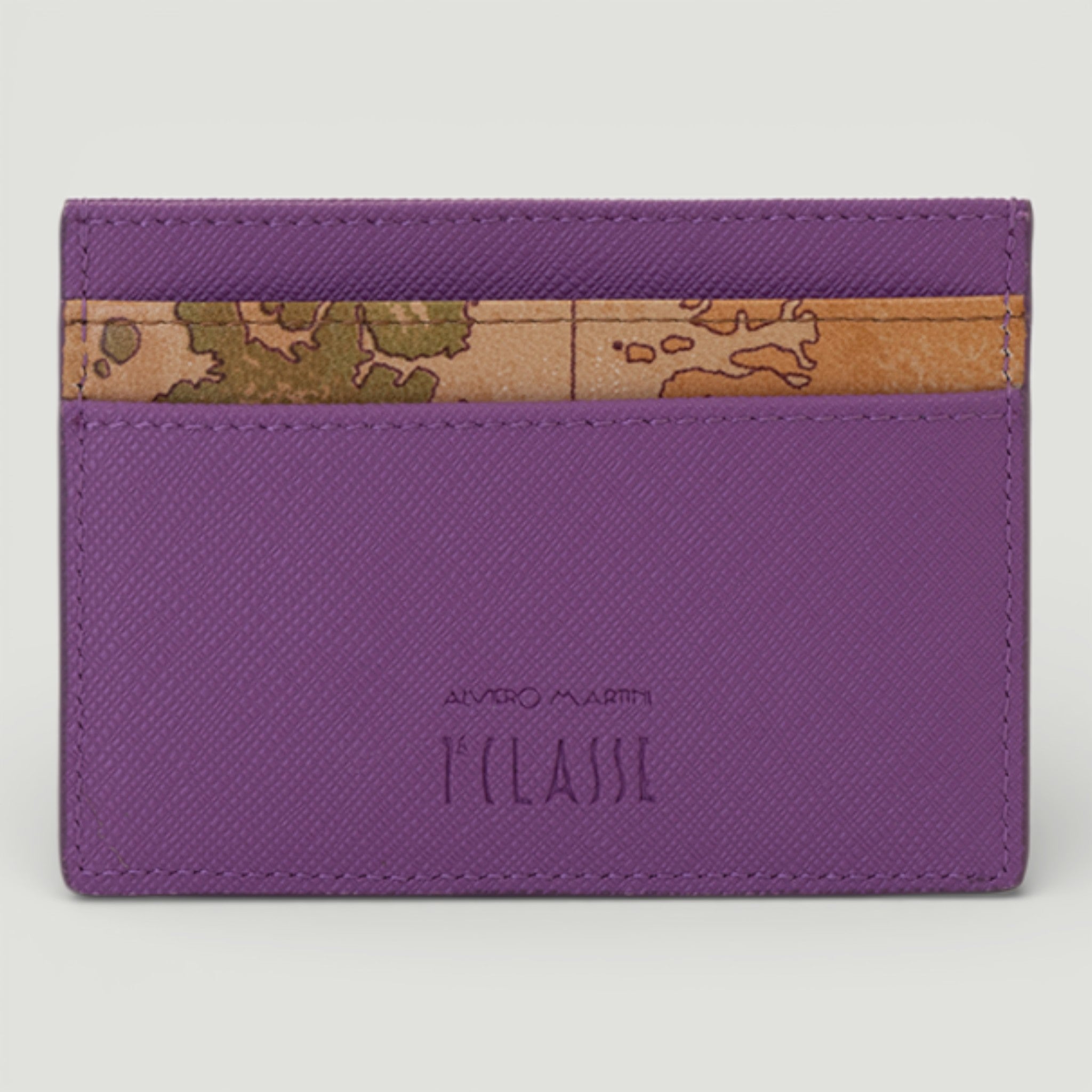 ALVIERO MARTINI 1^ CLASSE PORTACARTE VIOLA BOUGANVIL