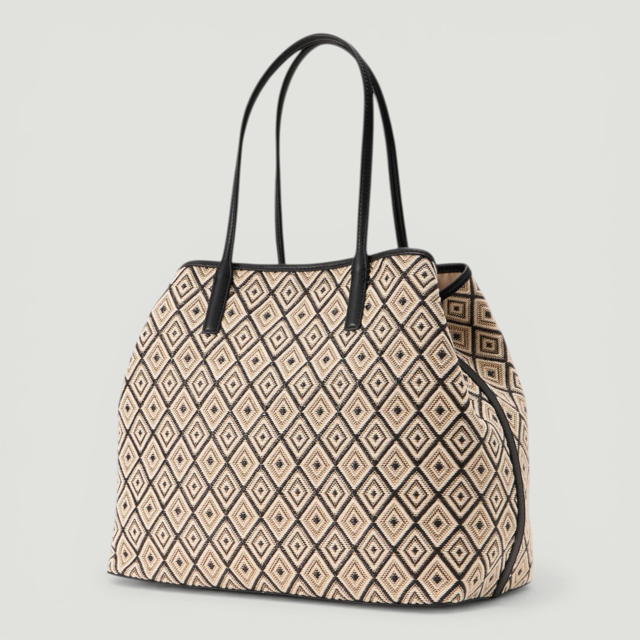 GUESS BORSA SHOPPING SHOPIA LARGE 2 IN 1 TOTE BLACK