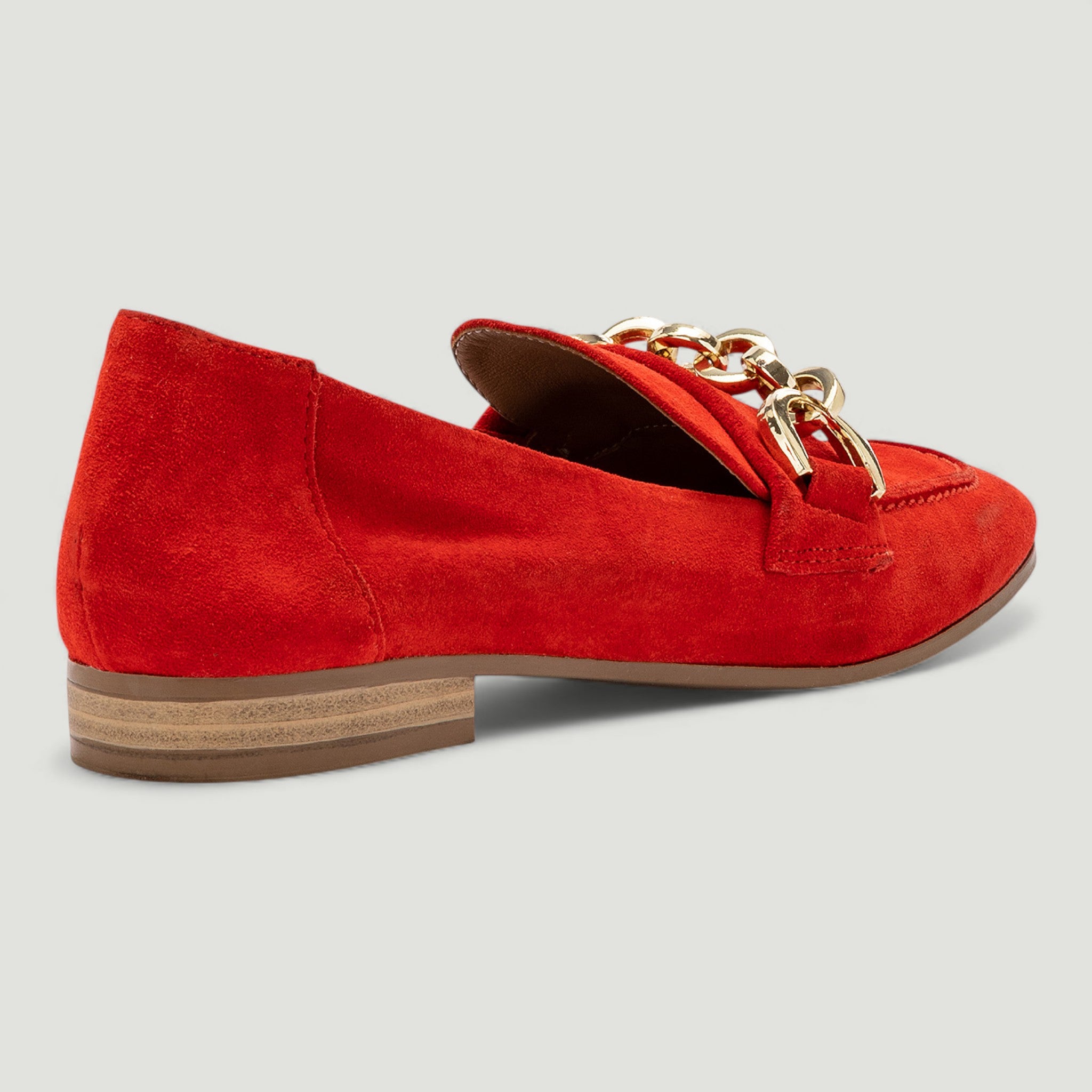 CARMENS MOCASSINO MOX TRIM CAMOSCIO ROSSO