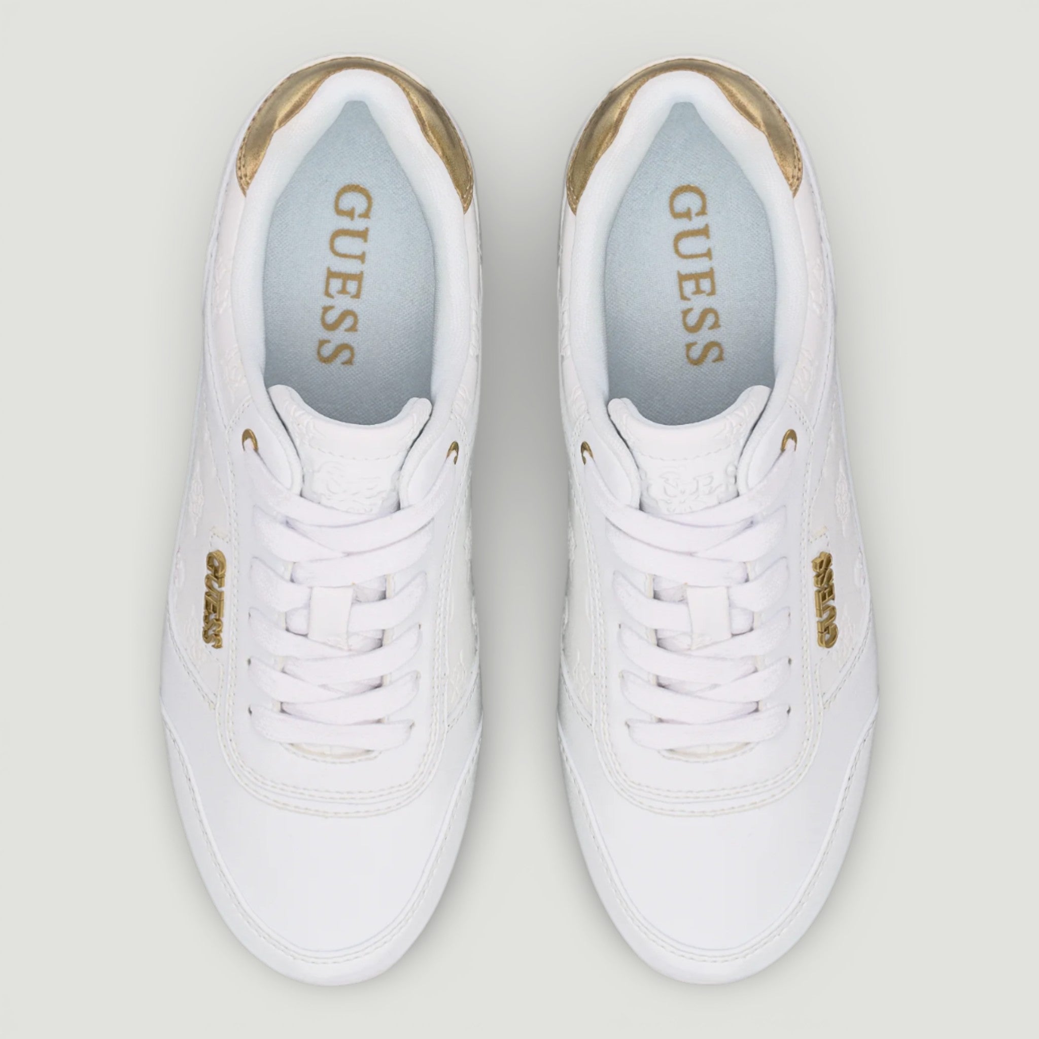 GUESS SNEAKERS HANSIN4 WHITE PLATINO