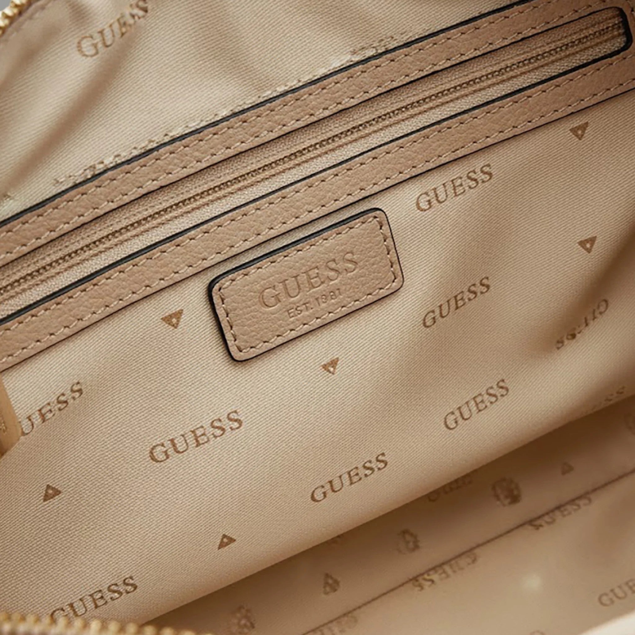 GUESS BORSA DANYA SATCHEL TAUPE