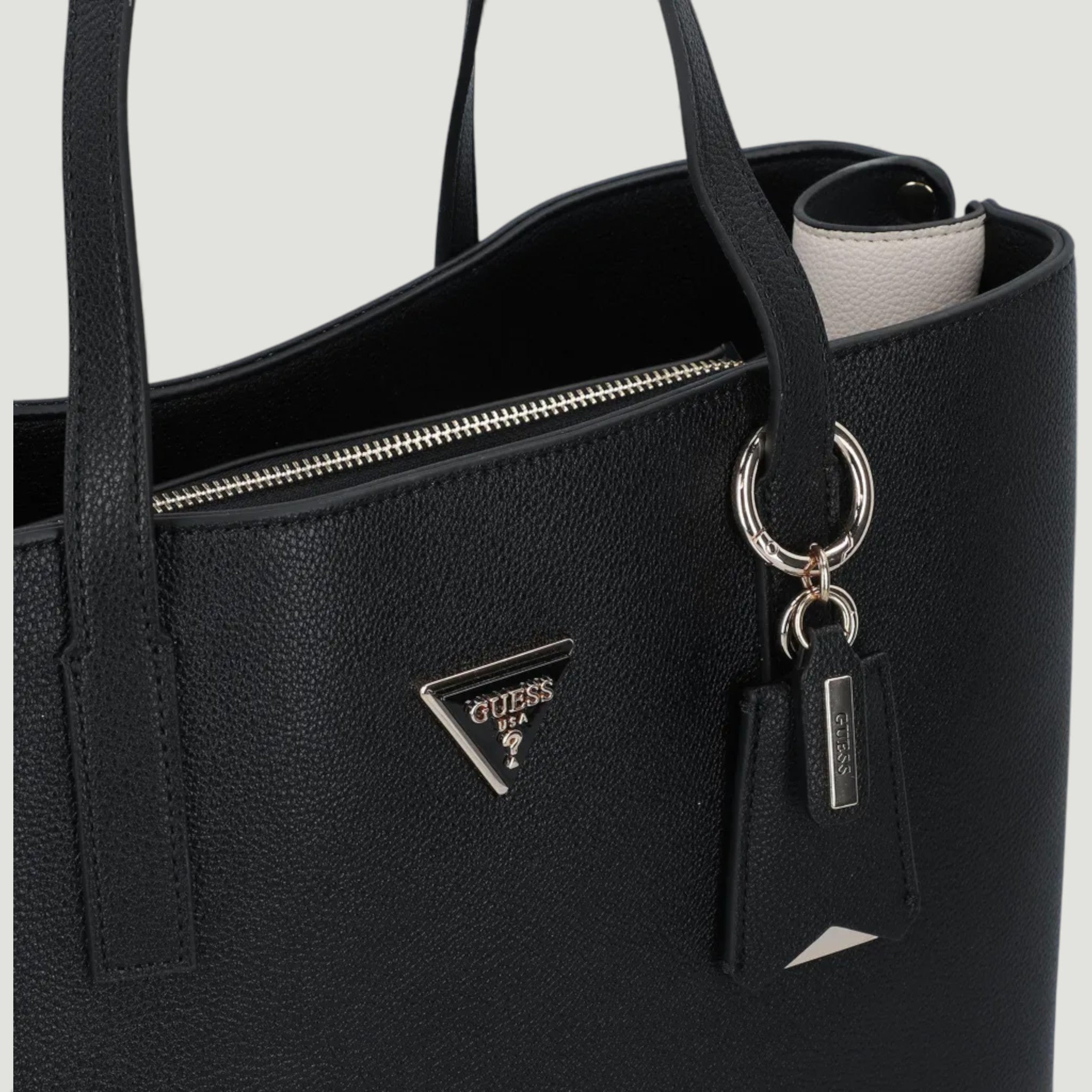 GUESS BORSA MERIDIAN II GIRLFRIEND TOTE NERO