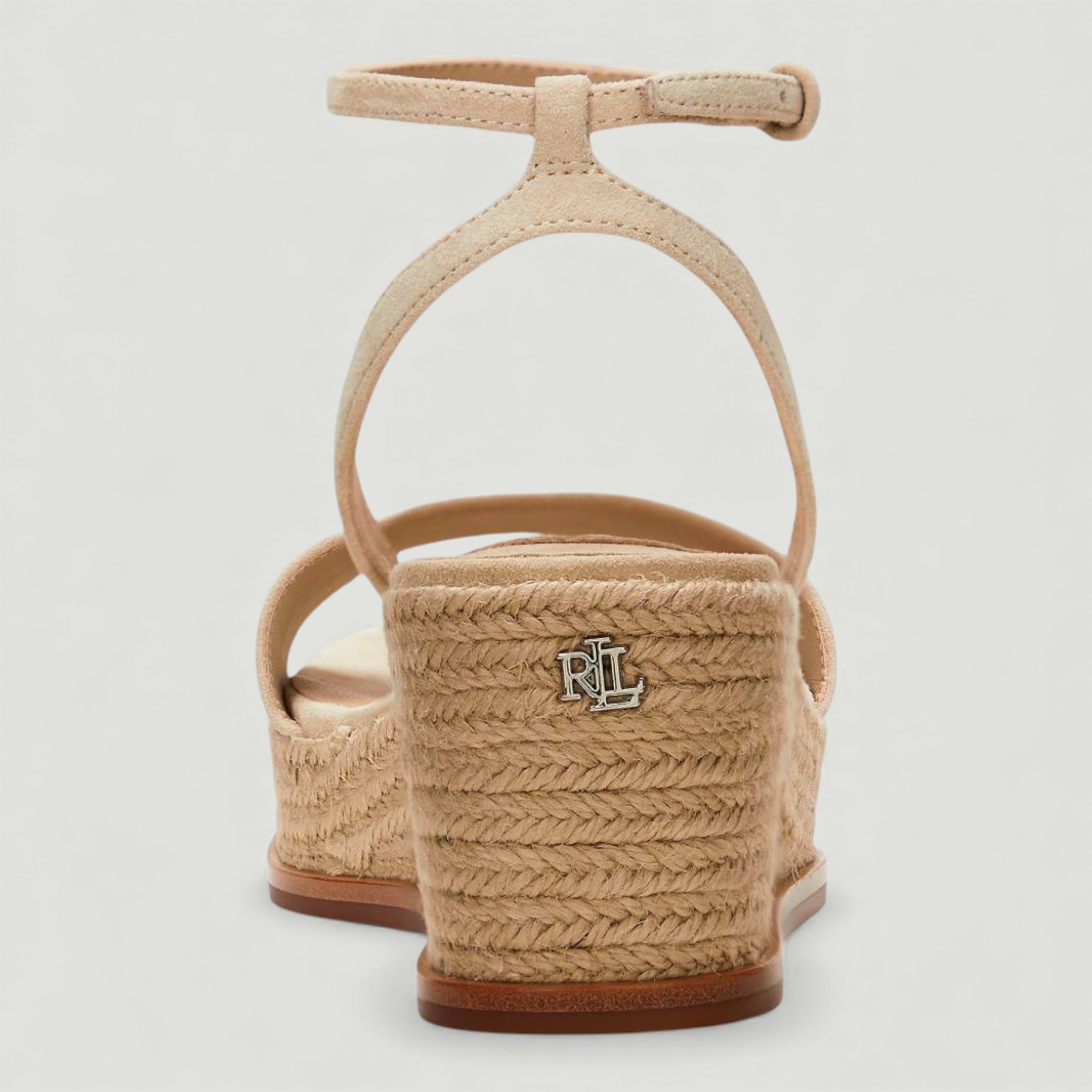 RALPH LAUREN ESPADRILLAS LEONA IN CAMOSCIO SAND DUNE