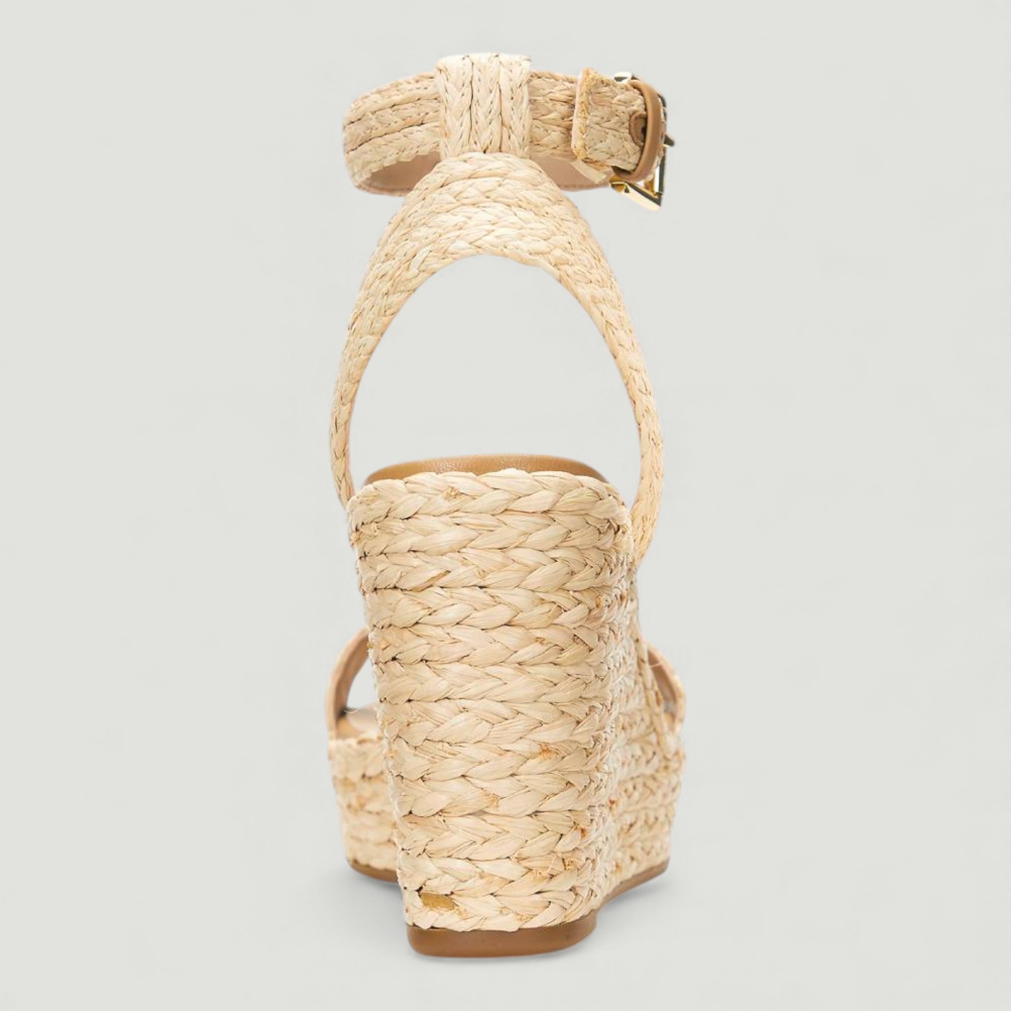 RALPH LAUREN ESPADRILLAS HILARIE IV IN RAFIA NATURAL/BUFF
