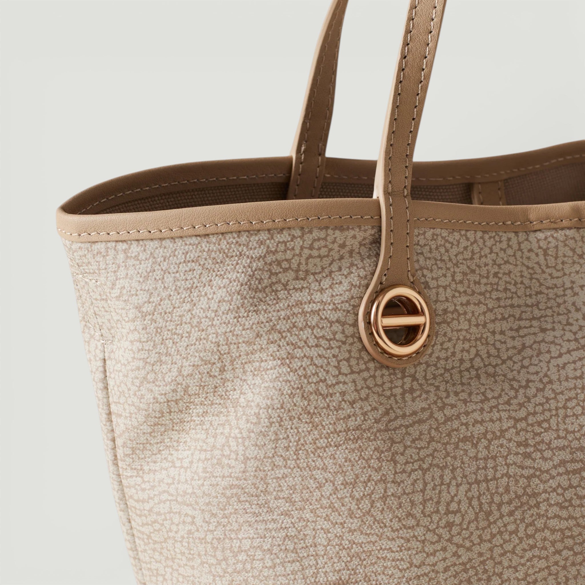 BORBONESE BORSA SHOPPING S. C/T SABBIA