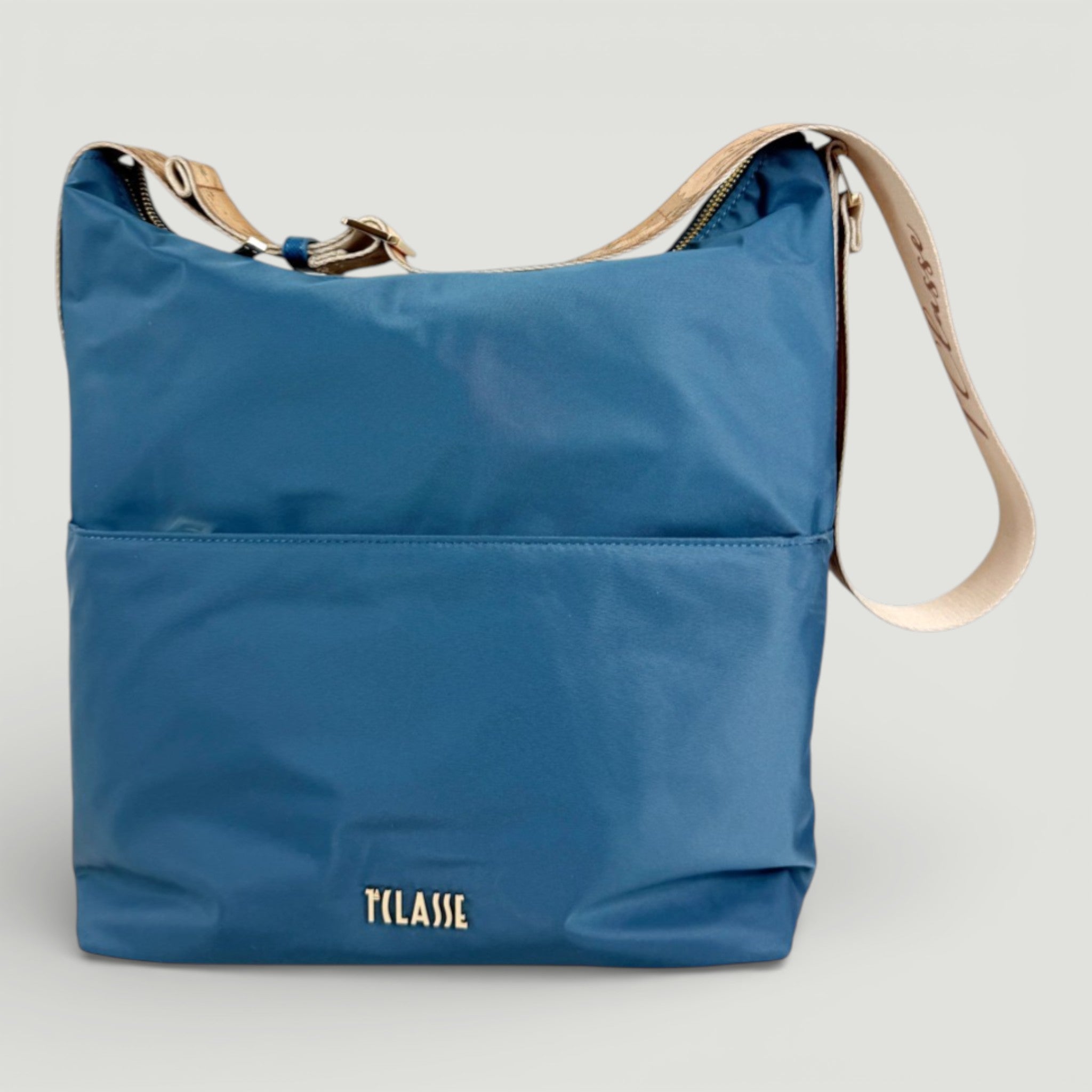 ALVIERO MARTINI 1^CLASSE BORSA HOBO BLU PACIFICO