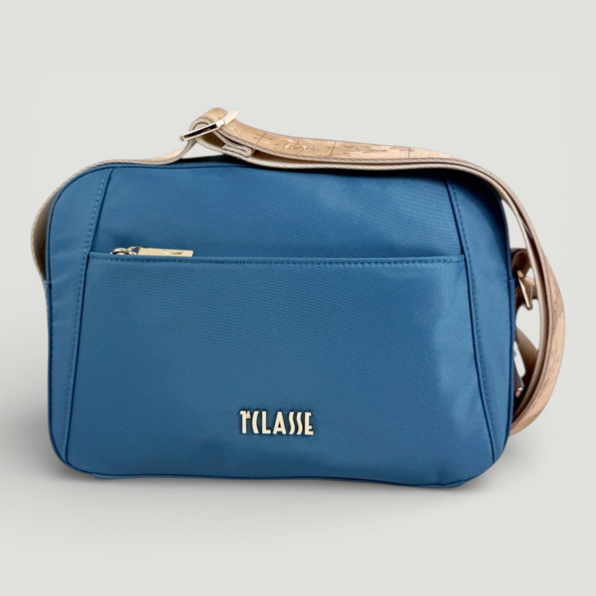 ALVIERO MARTINI 1^CLASSE BORSA REPORTER BLU PACIFICO