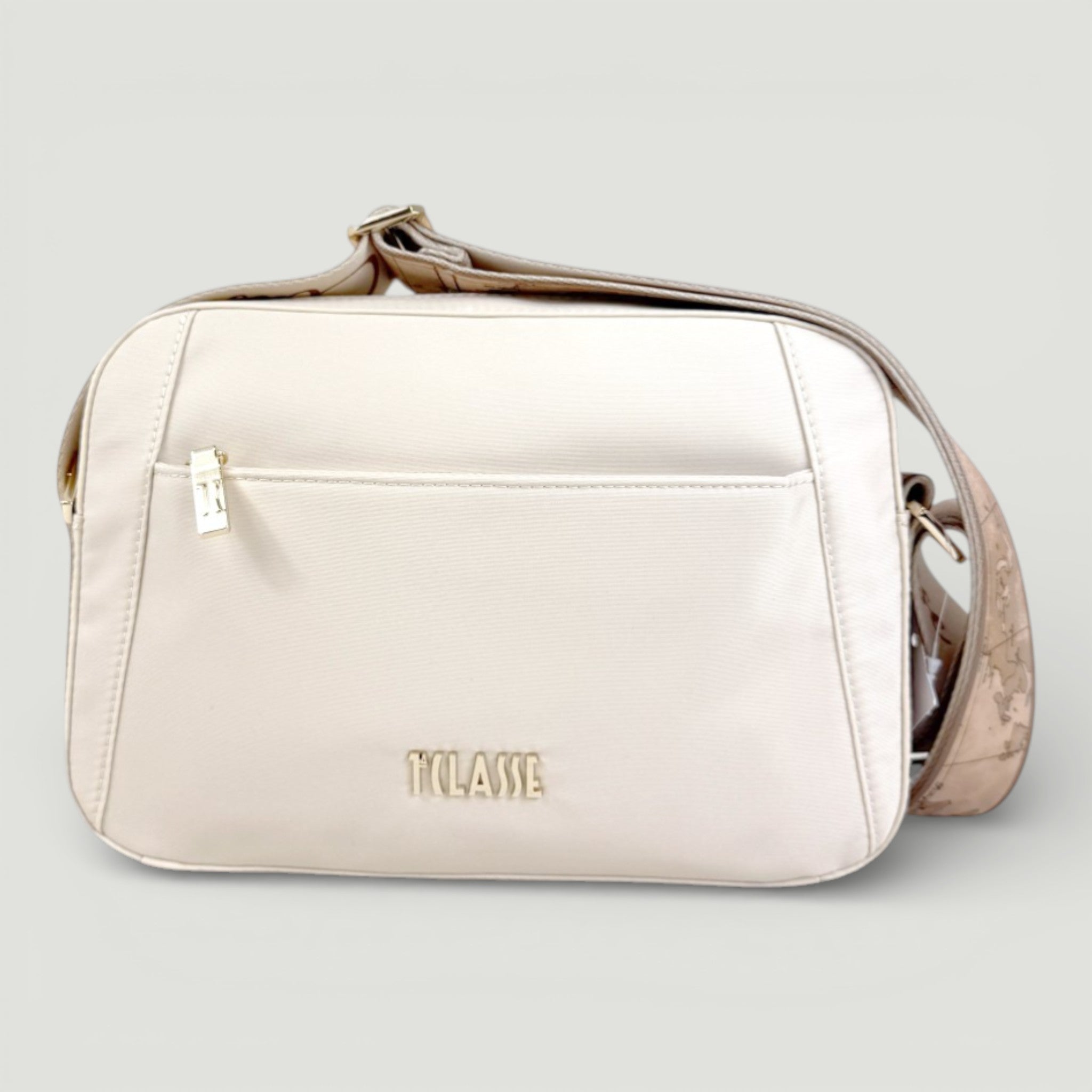 ALVIERO MARTINI 1^CLASSE BORSA REPORTER CHAMPAGNE