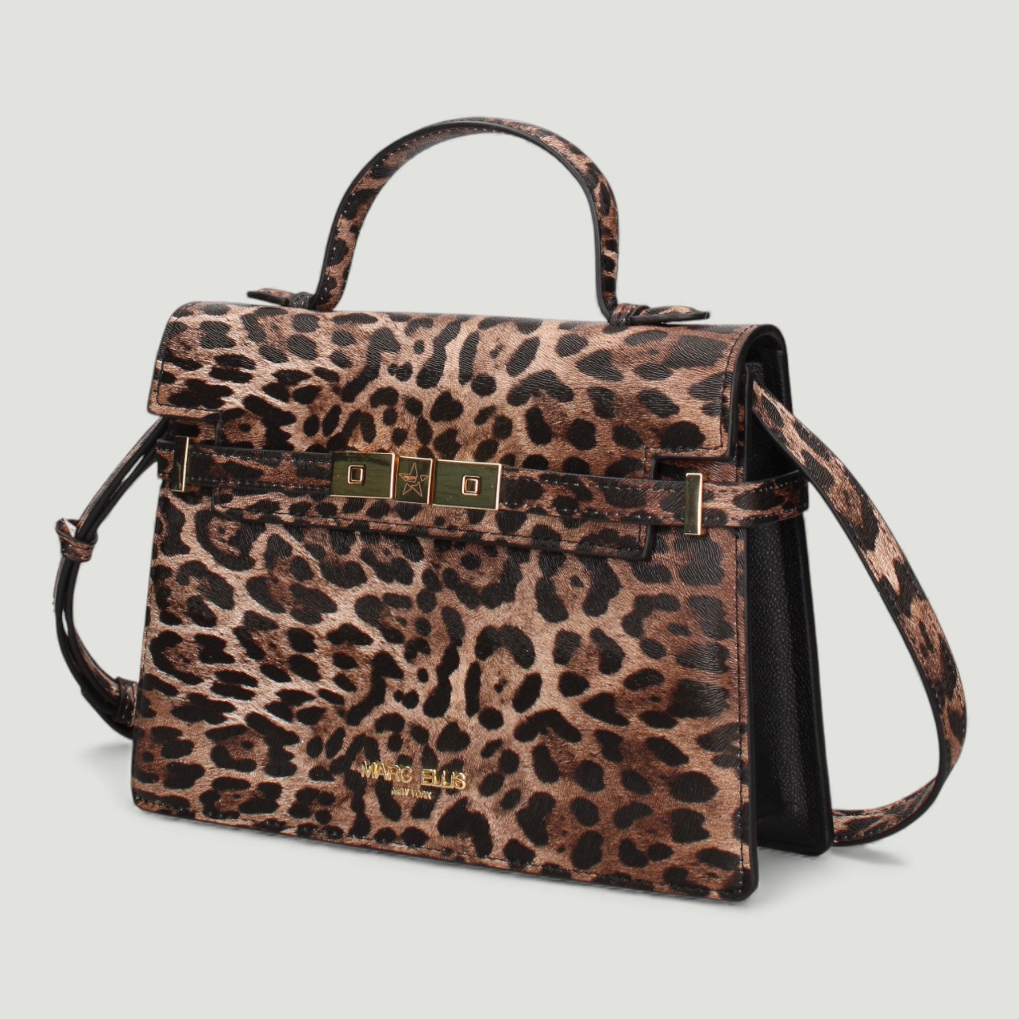 MARC ELLIS BORSA AROUND M 26 LEOPARD BLACK/LEOPARD