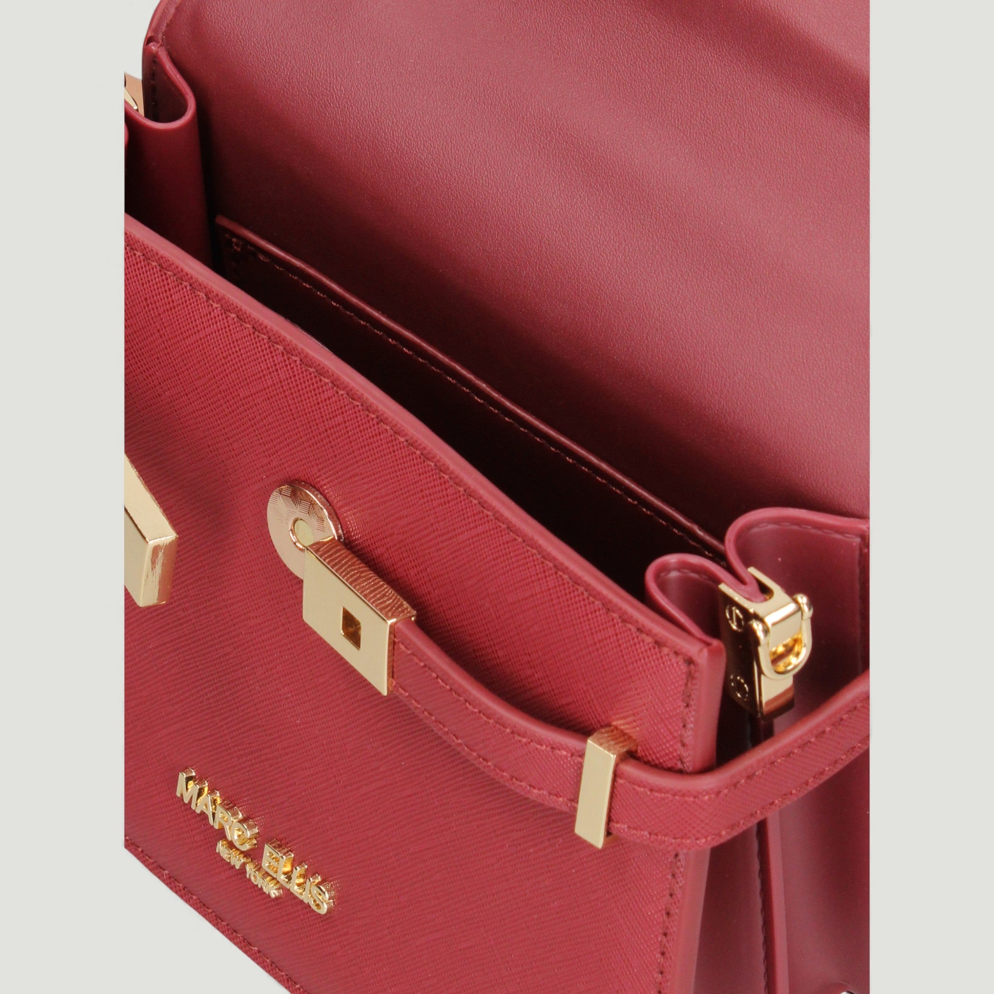 MARC ELLIS BORSA AROUND S 26 RED RED DAHLIA/LIGHT GOLD