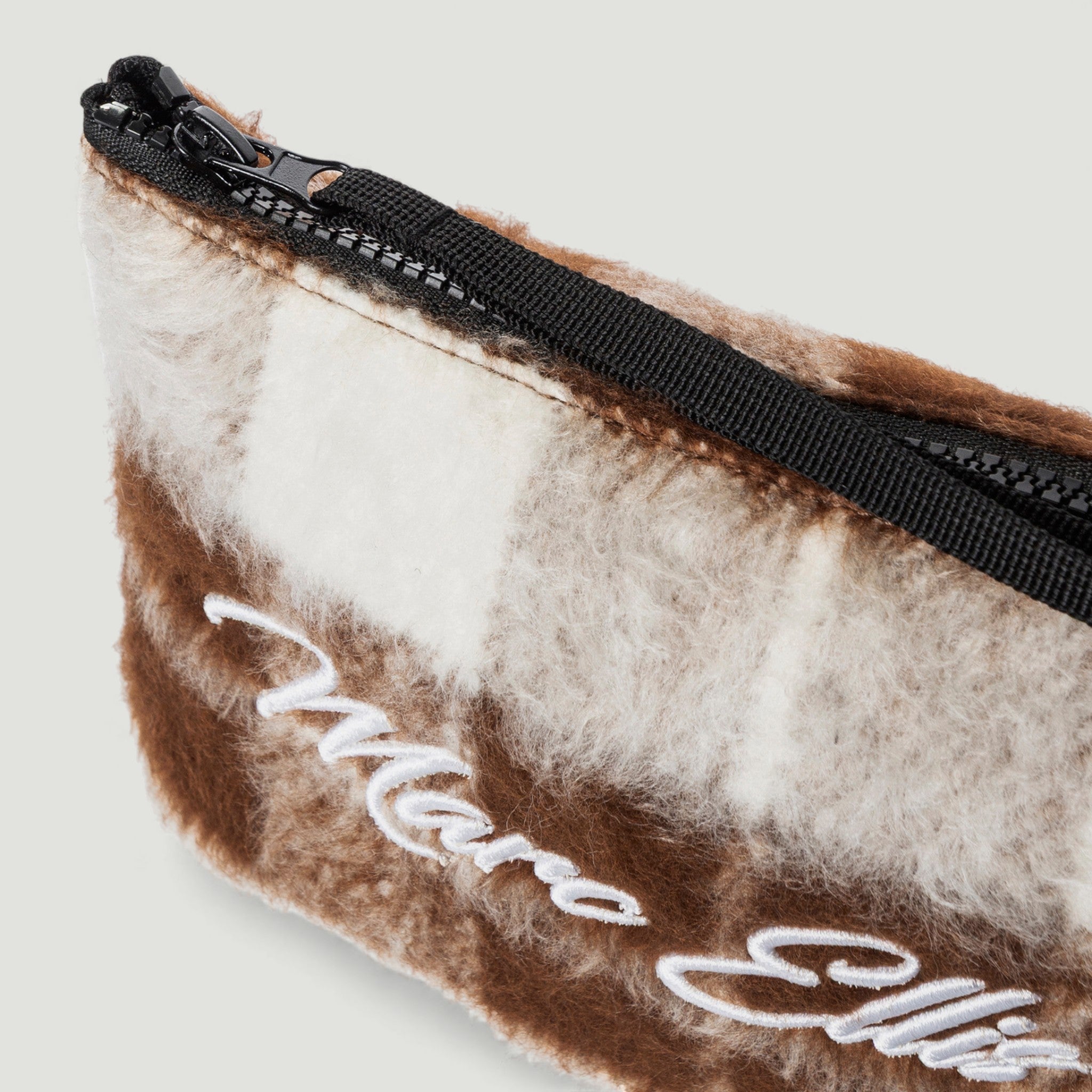 MARC ELLIS POCHETTE BUBY CHECK CLUTCH COCOA