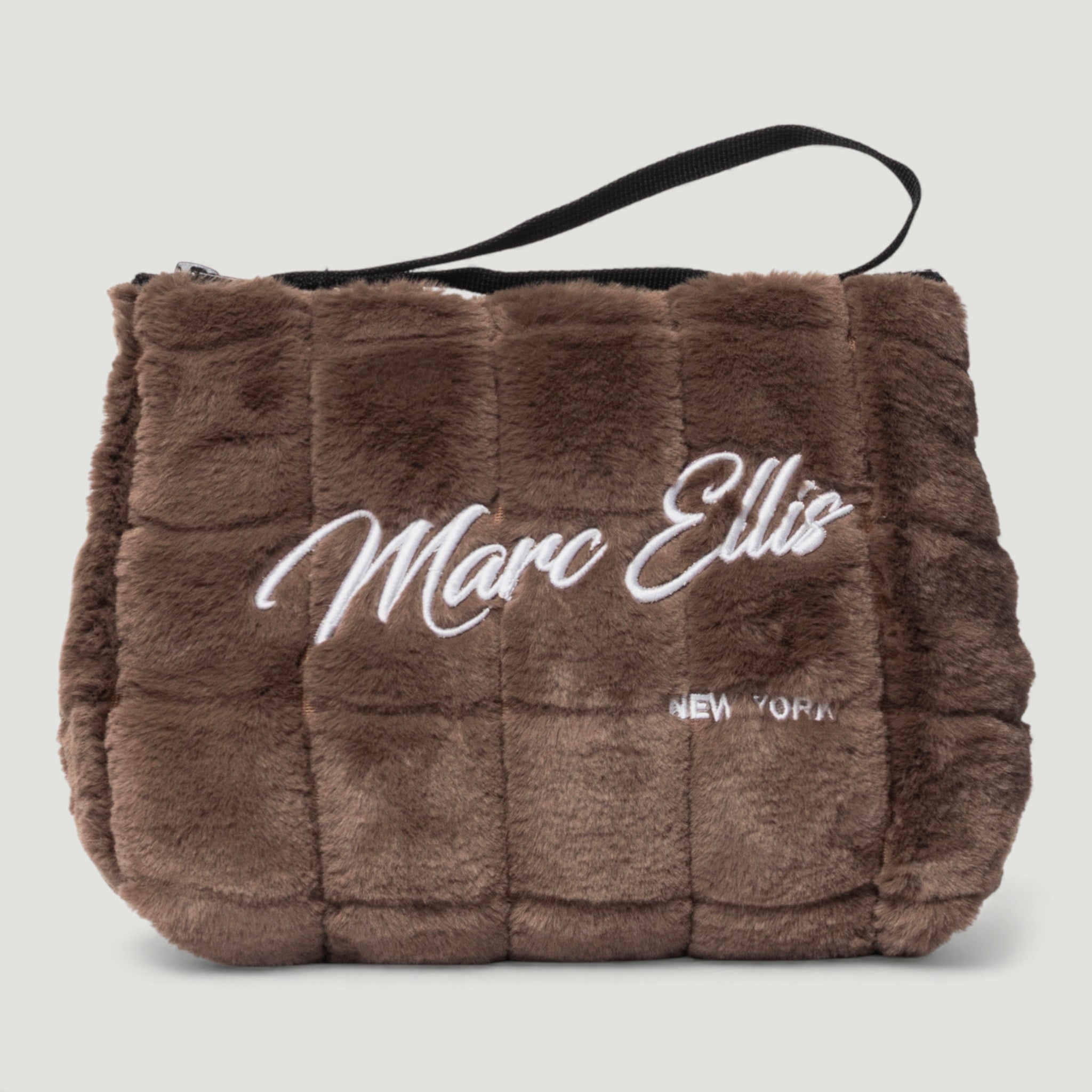 MARC ELLIS POCHETTE BUBY HAIR CLUTCH COCOA