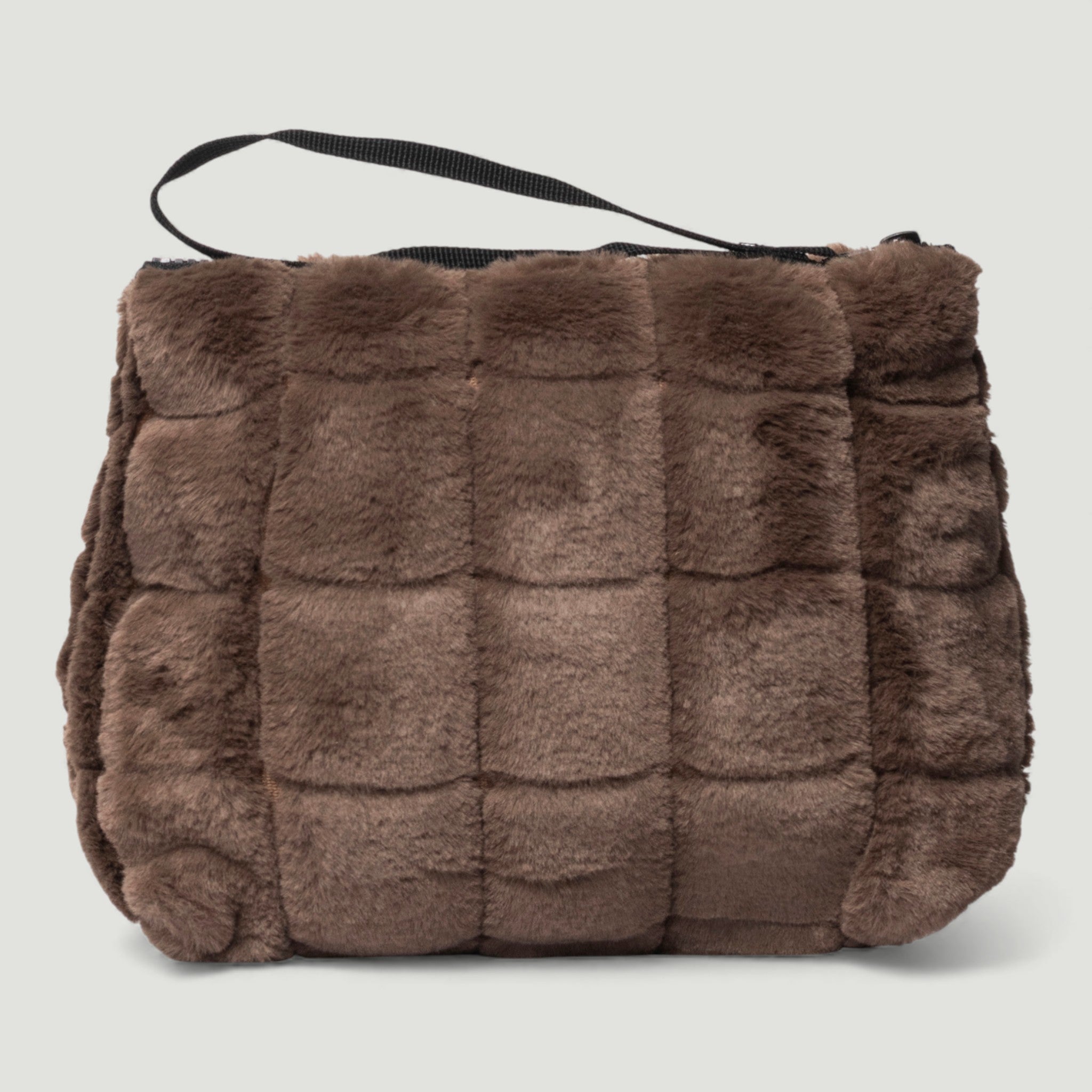 MARC ELLIS POCHETTE BUBY HAIR CLUTCH COCOA