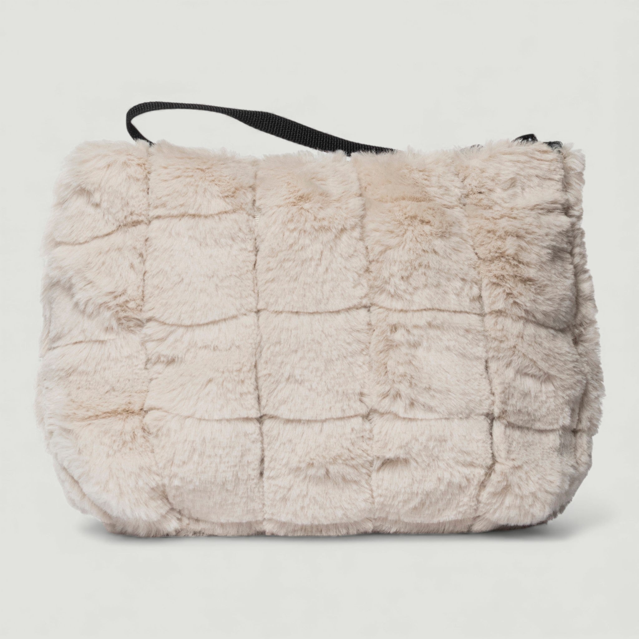 MARC ELLIS POCHETTE BUBY HAIR CLUTCH TAUPE