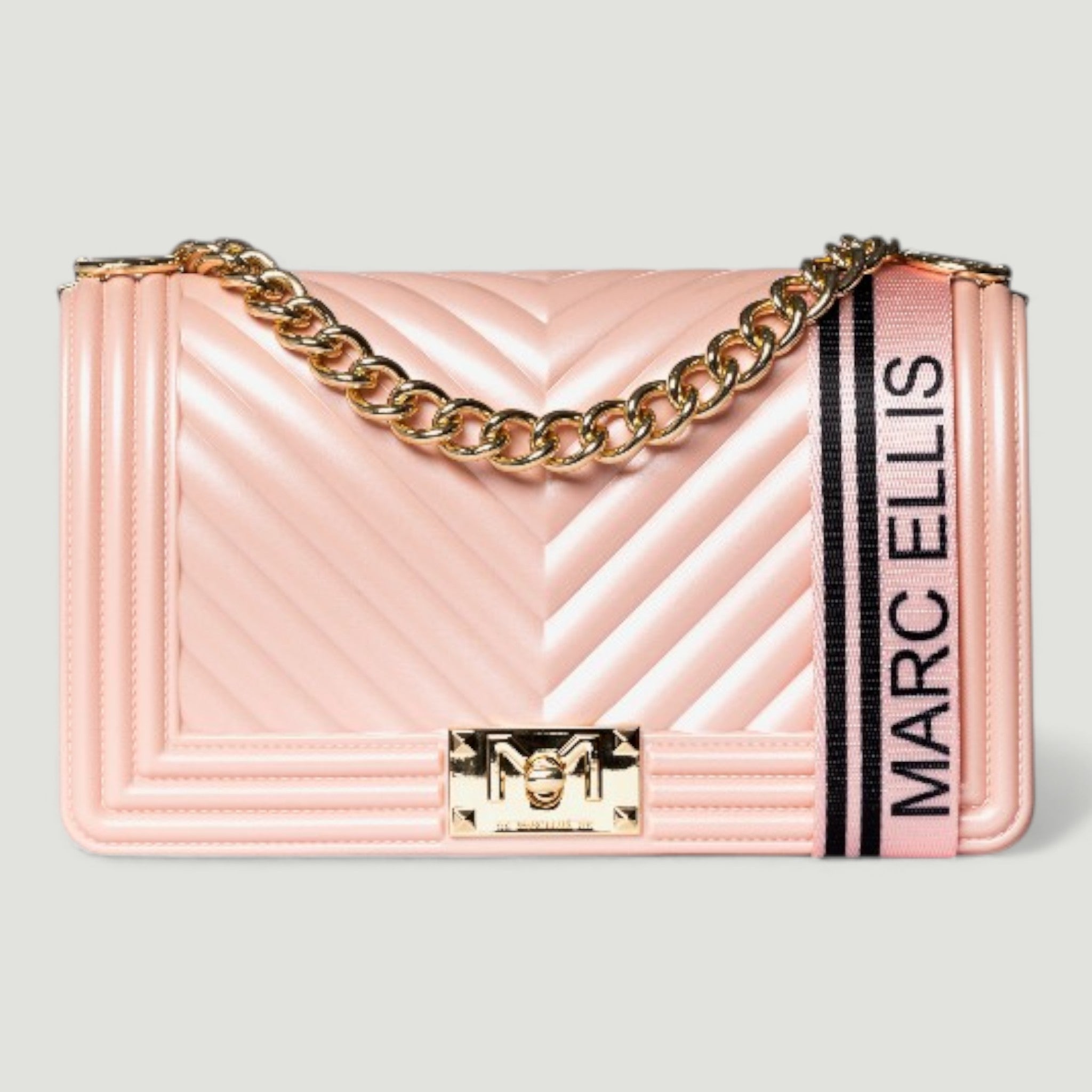 MARC ELLIS BORSA FLAT M NUDE/LIGHT GOLD