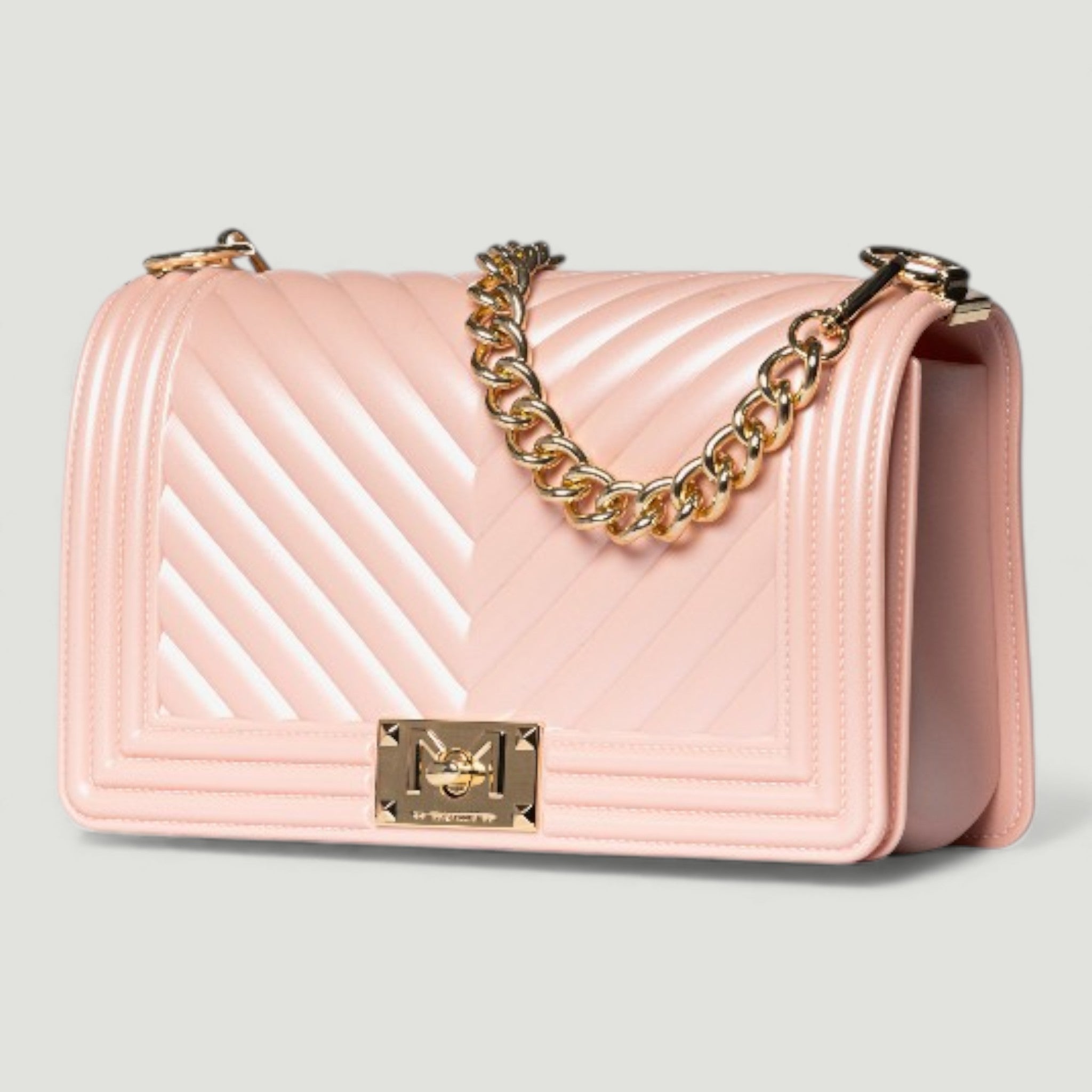 MARC ELLIS BORSA FLAT M NUDE/LIGHT GOLD