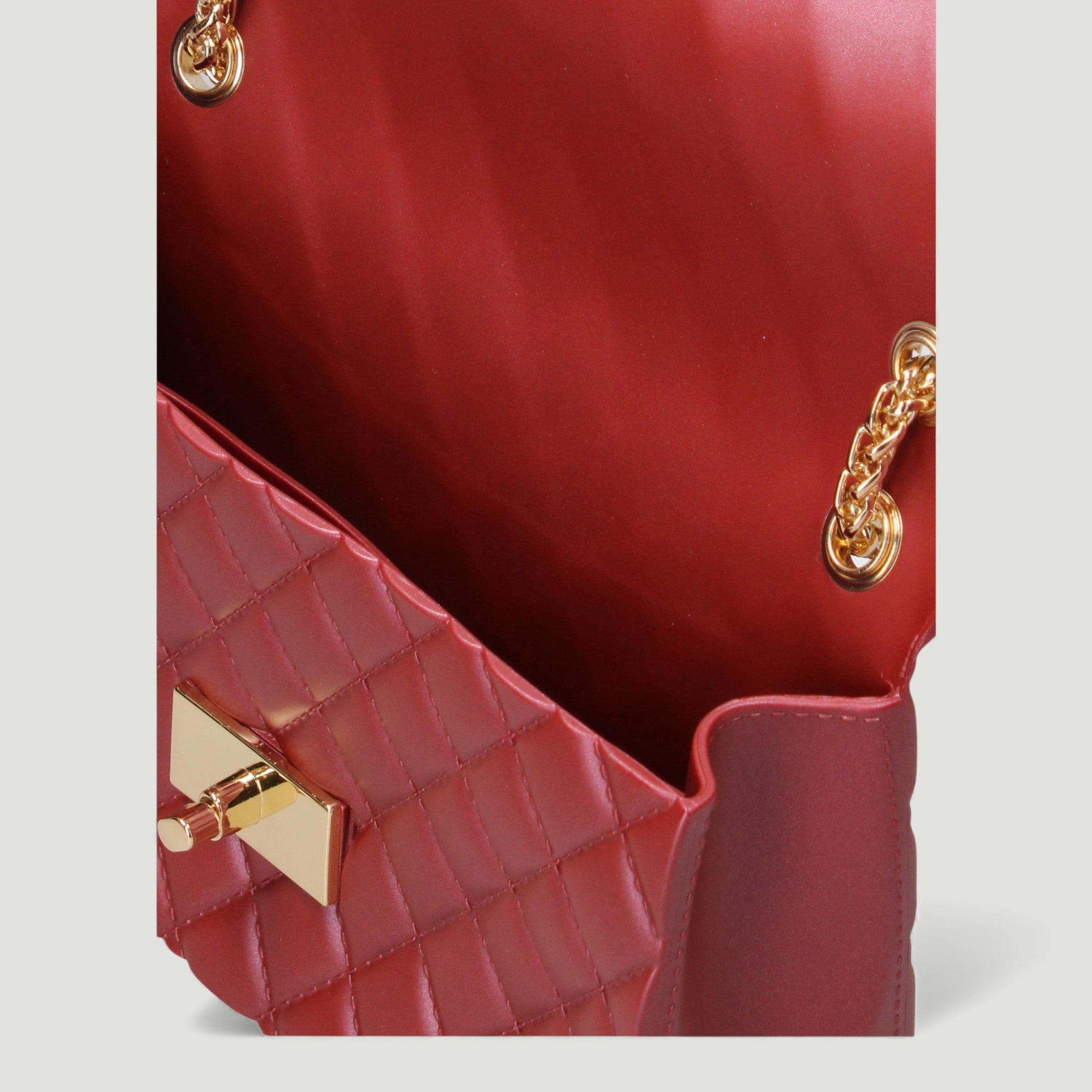 MARC ELLIS BORSA FLAT FALCON S RED DAHLIA/LIGHT GOLD