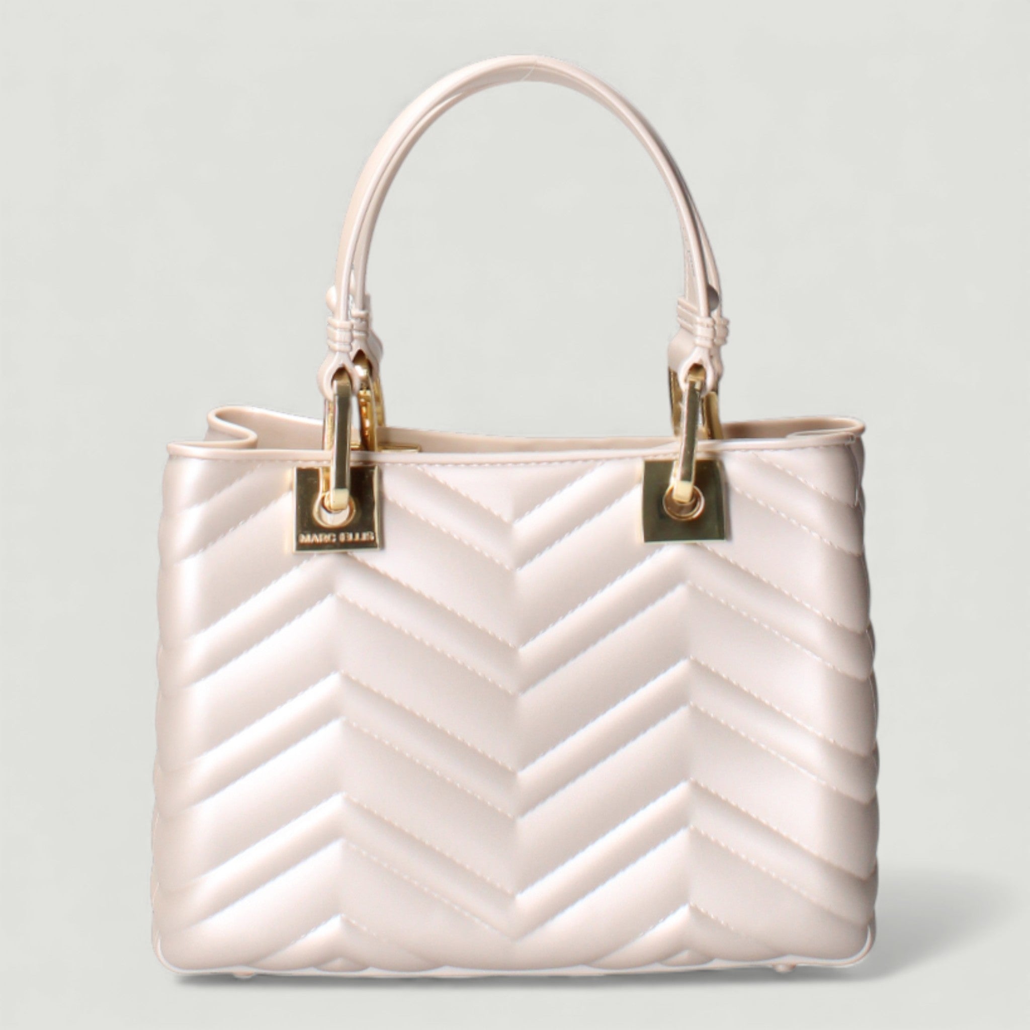 MARC ELLIS BORSA FLAT KRISSY S WEVE TAUPE/LIGHT GOLD