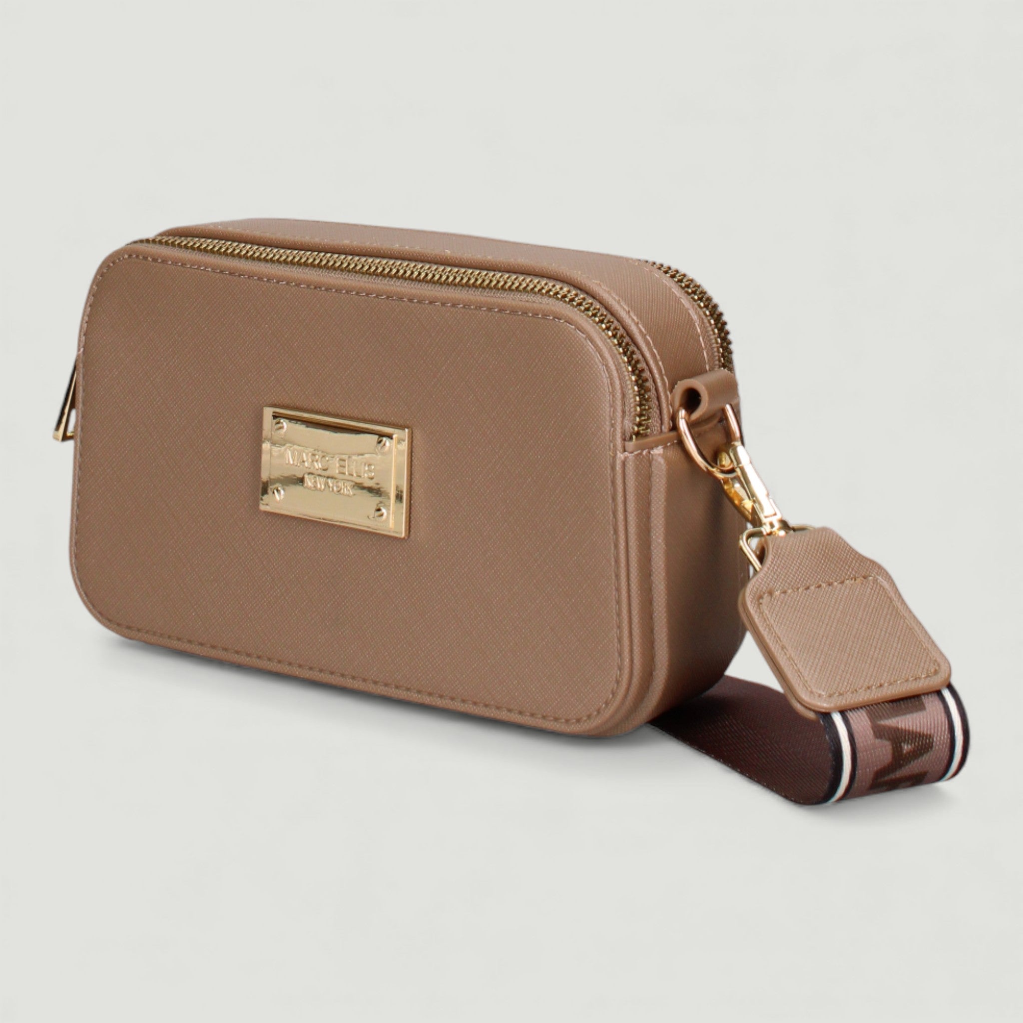 MARC ELLIS BORSA FLAT MARC BRONZE/LIGHT GOLD