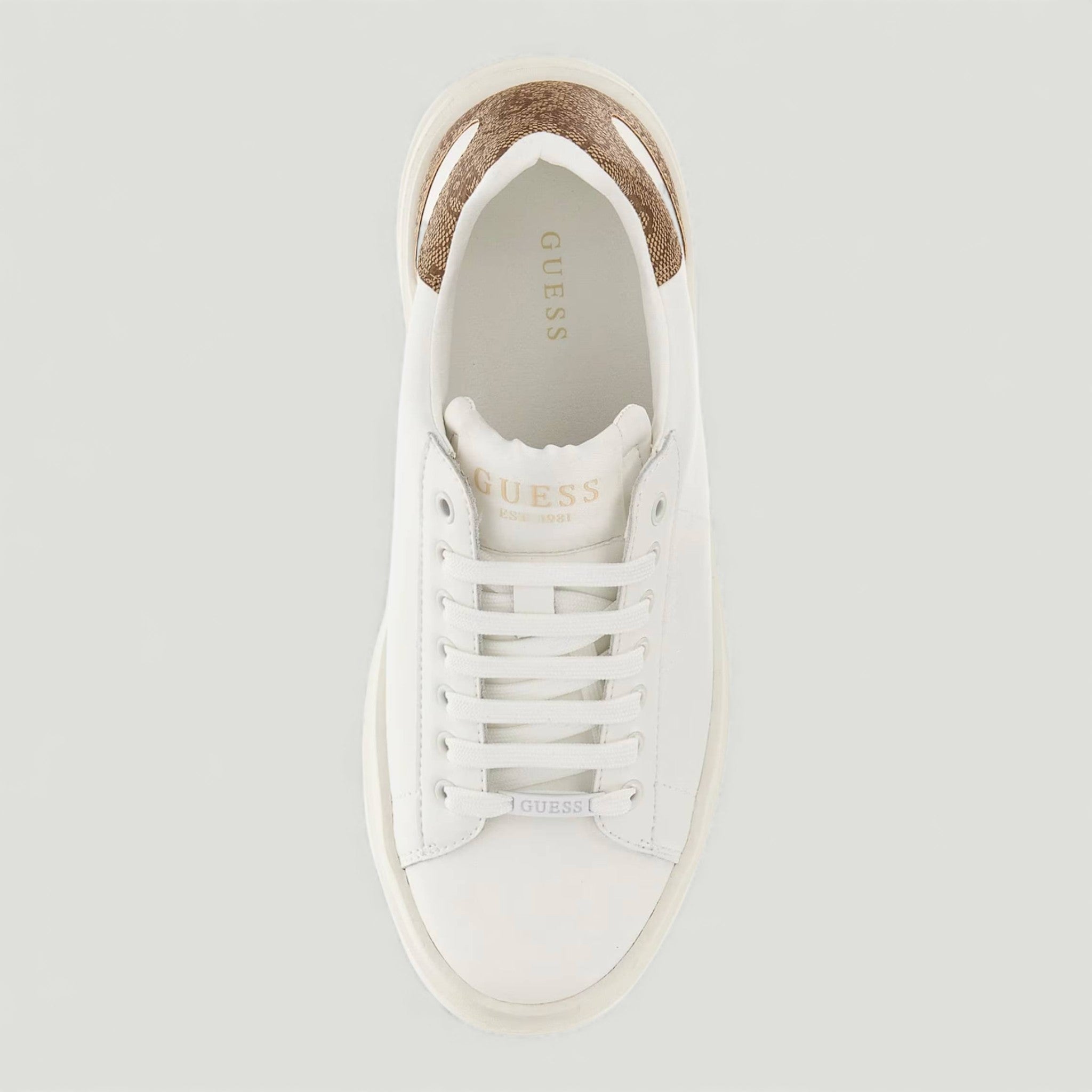 GUESS SNEAKER ELBINA WHITE/BEIGE