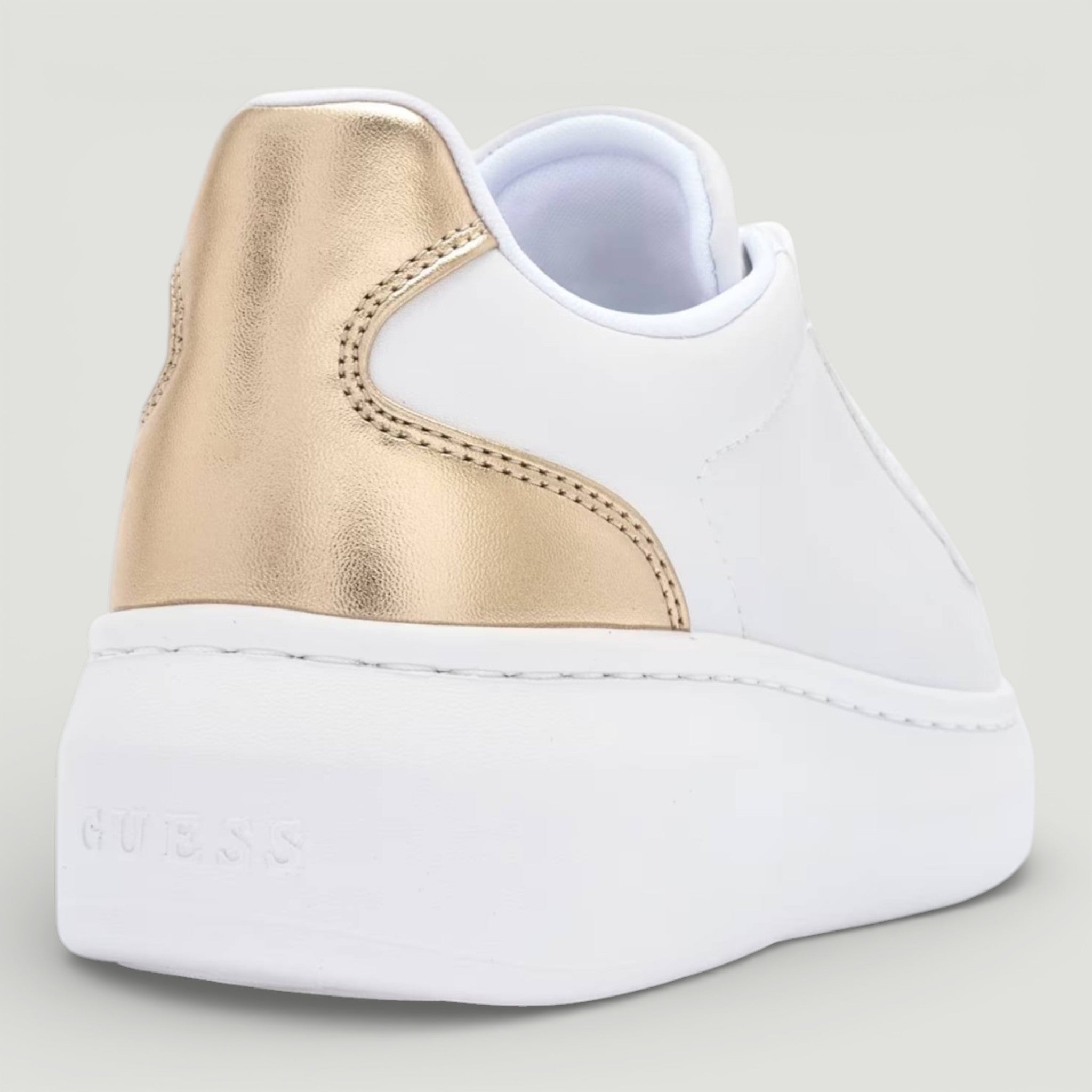 GUESS SNEAKERS FIONIA WHITE PLATINO
