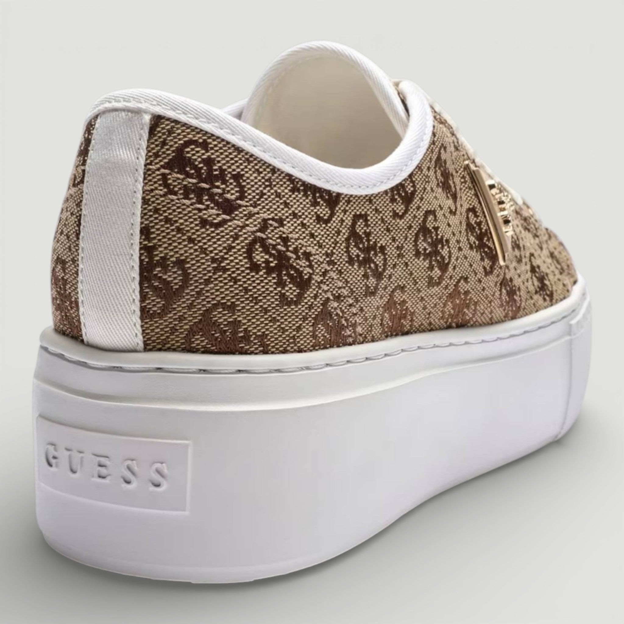 GUESS SNEAKERS JOEZI4 BEIGE/BROWN