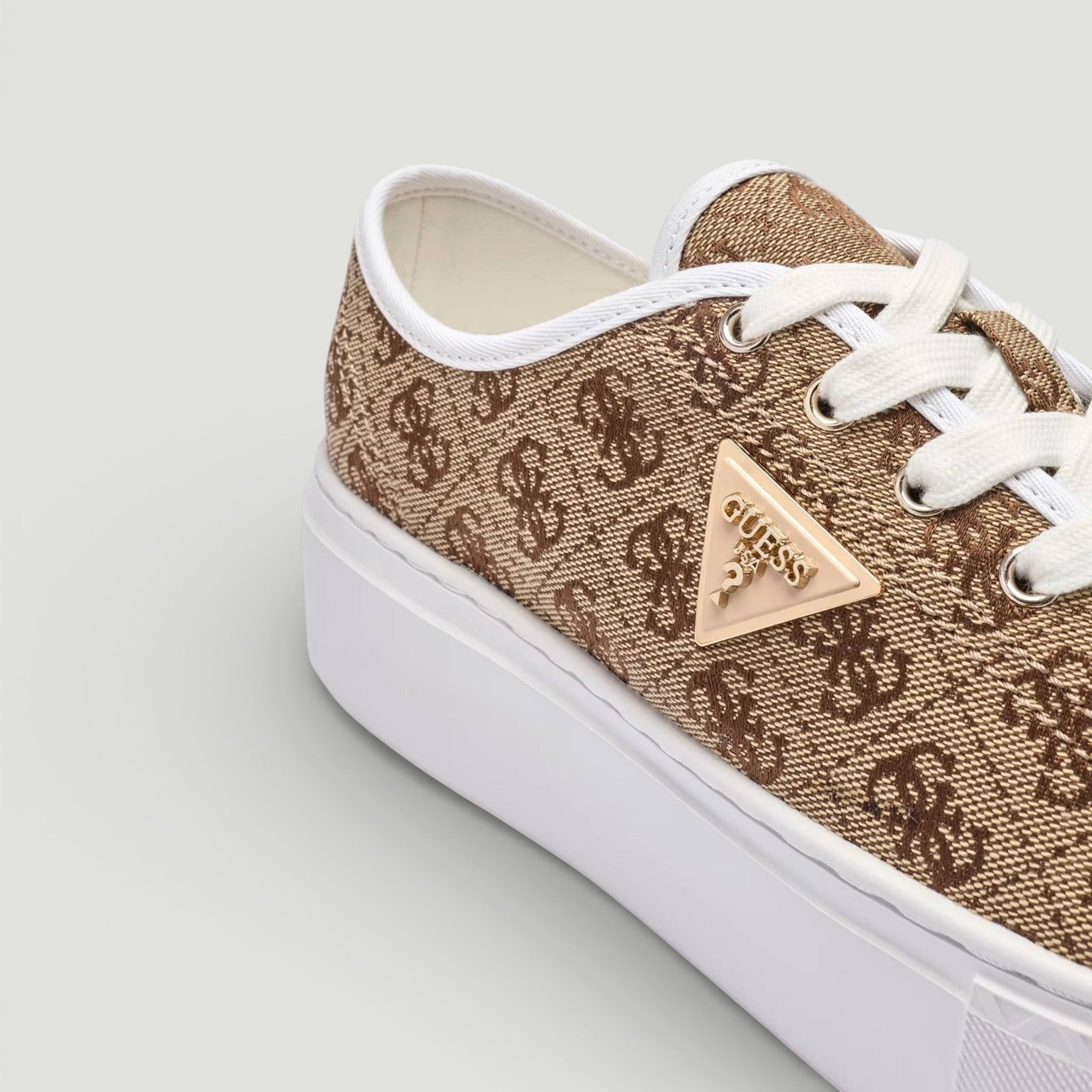 GUESS SNEAKERS JOEZI4 BEIGE/BROWN