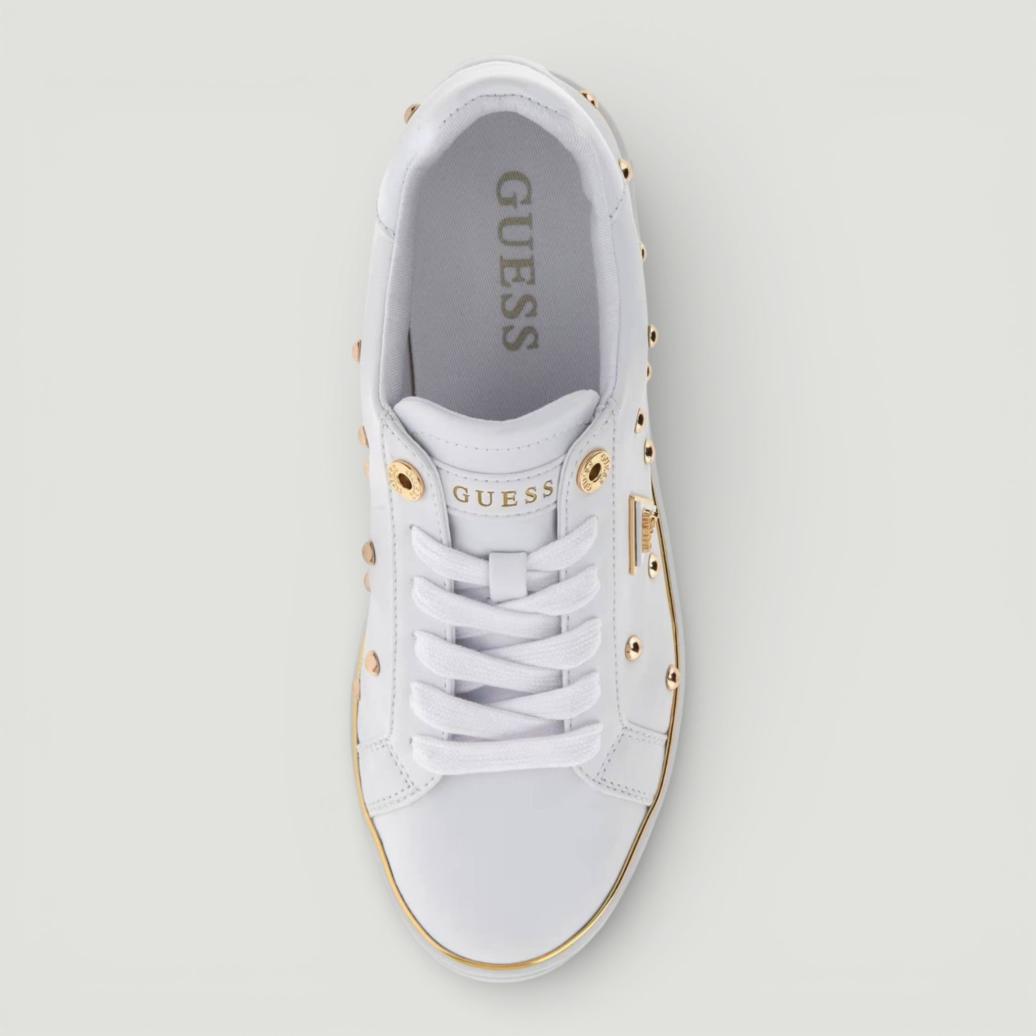 GUESS SNEAKERS BONITAH WHITE/GOLD