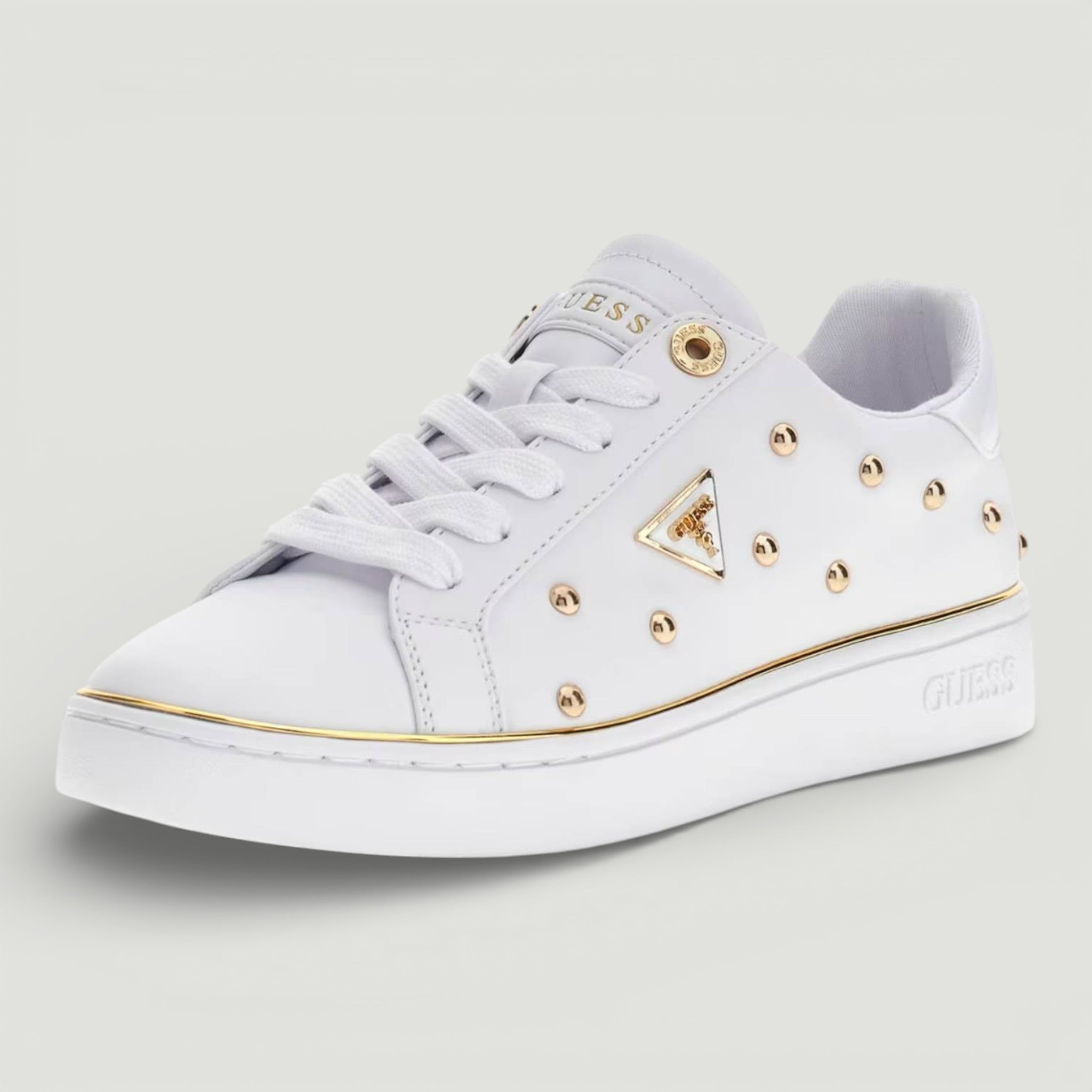 GUESS SNEAKERS BONITAH WHITE/GOLD