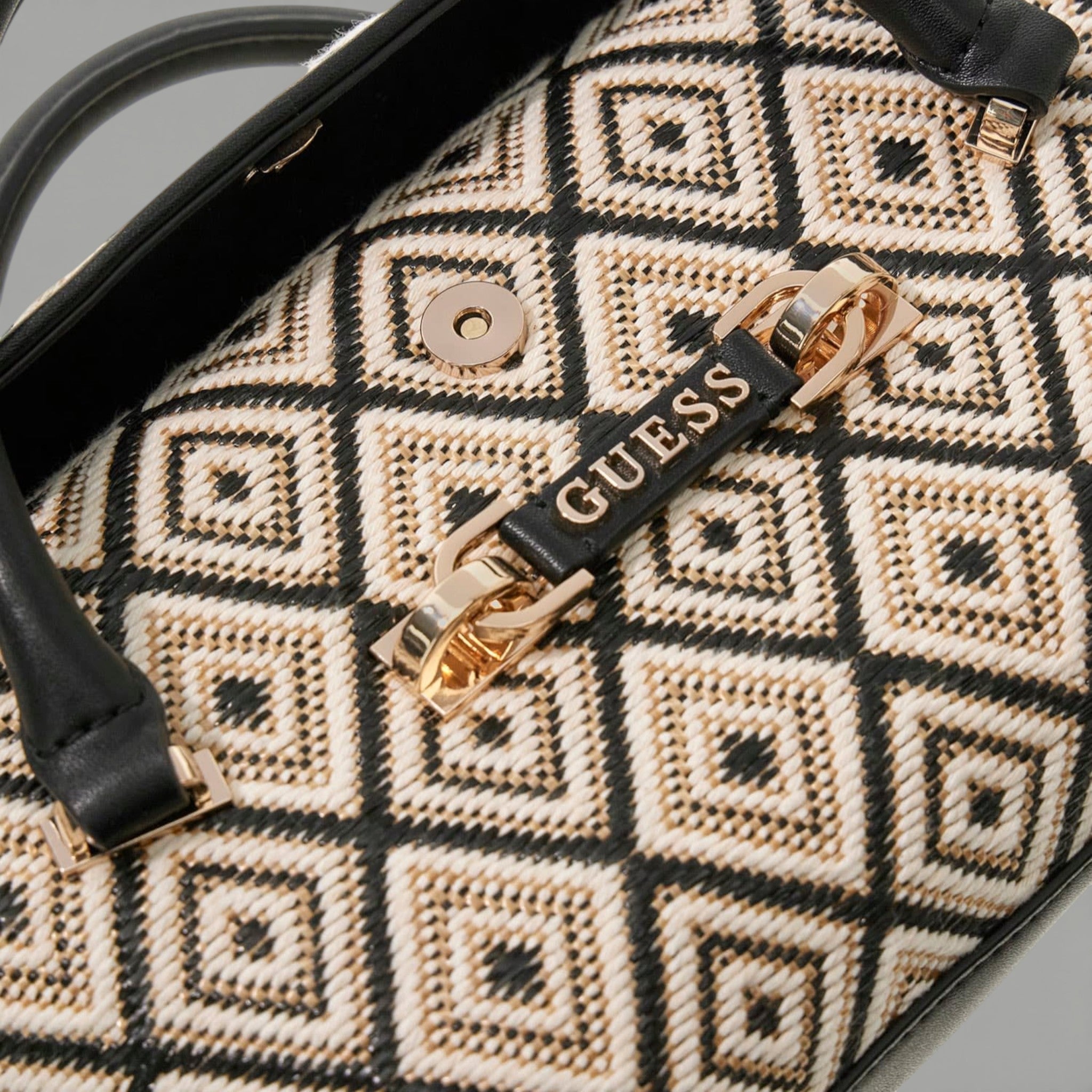 GUESS BORSA SOPHIA MINI SATCHEL BLACK
