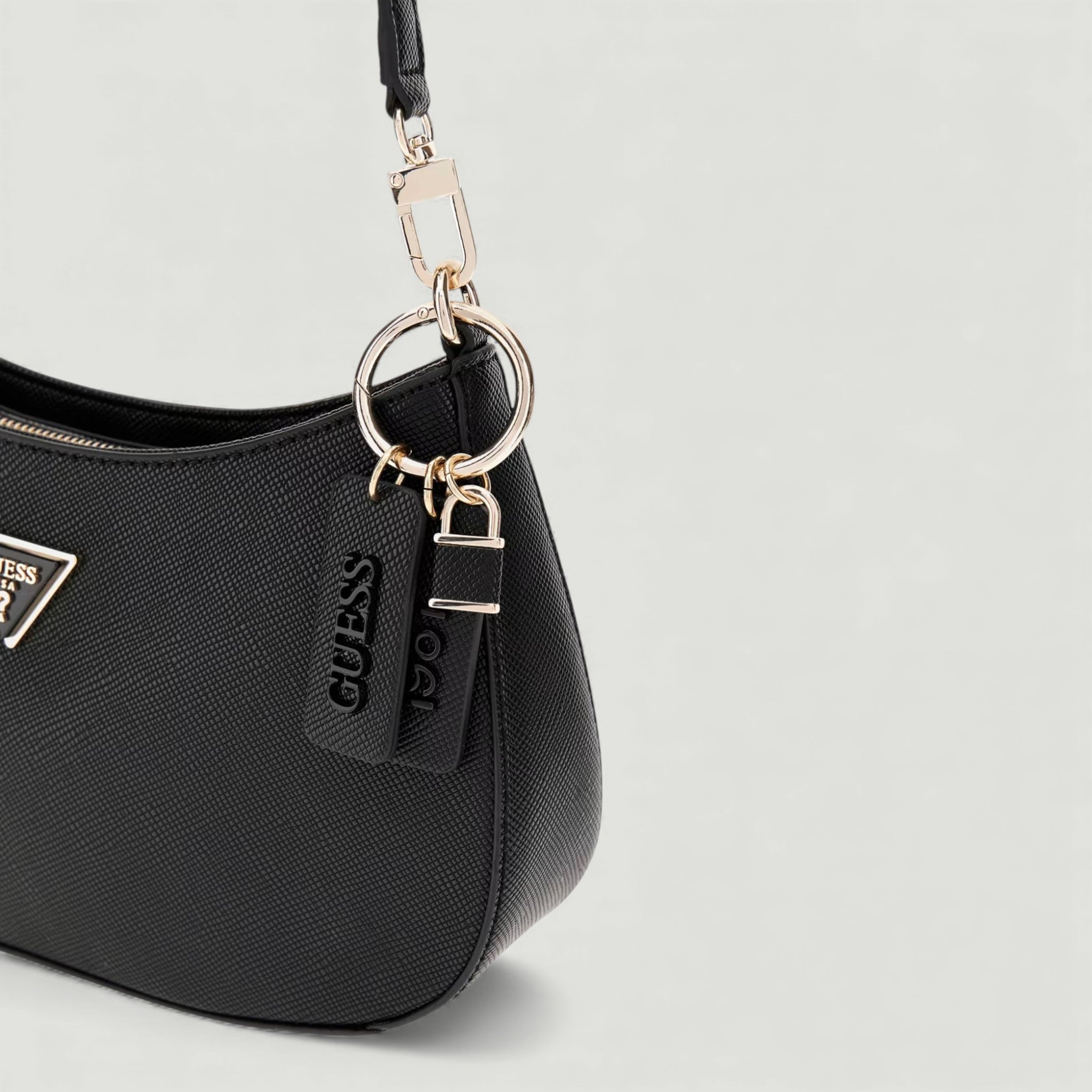 GUESS BORSA NOELLE II TOP ZIP SHOULDER BLACK