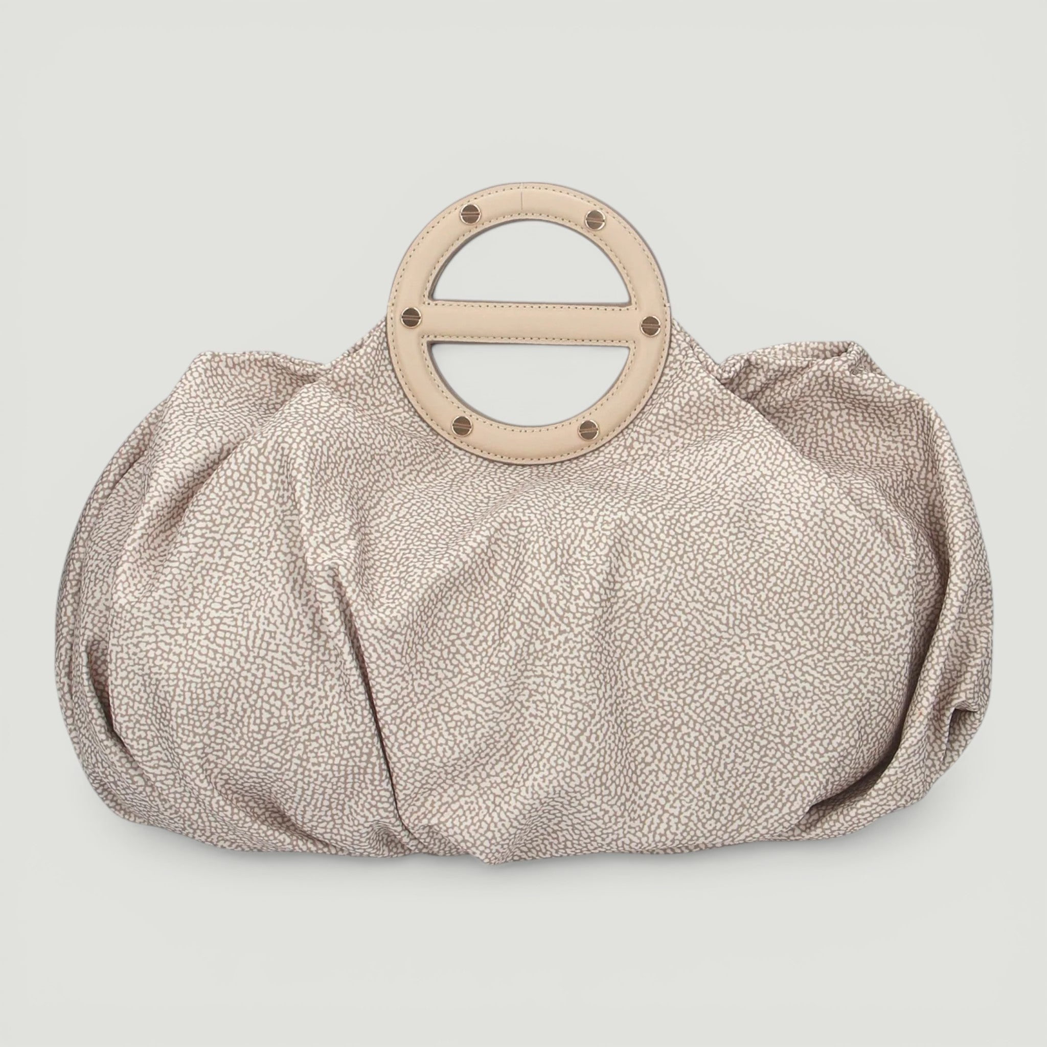 BORBONESE BORSA A MANO M. C/T SABBIA