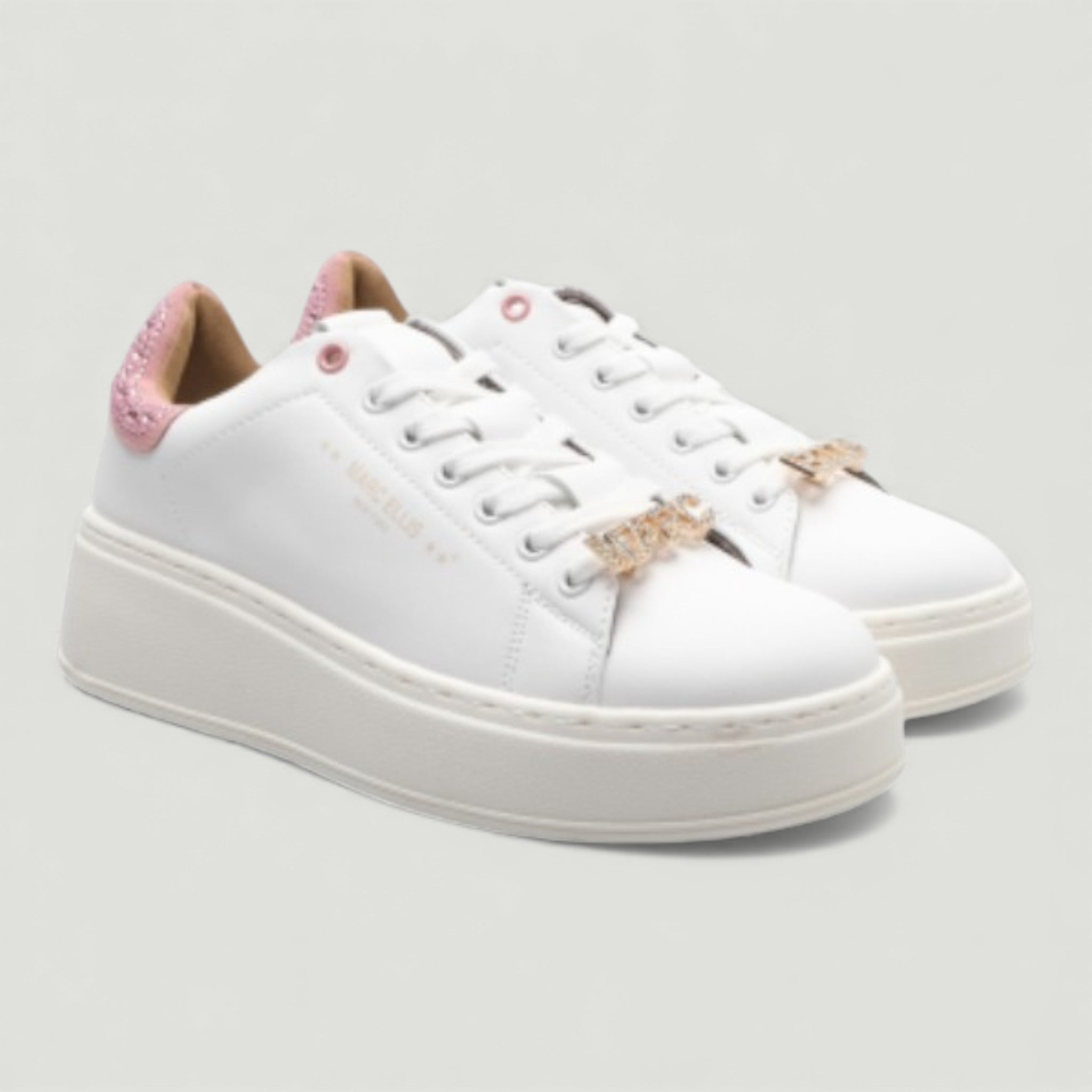 MARC ELLIS SNEAKERS MAKI 305 WHITE/PINK