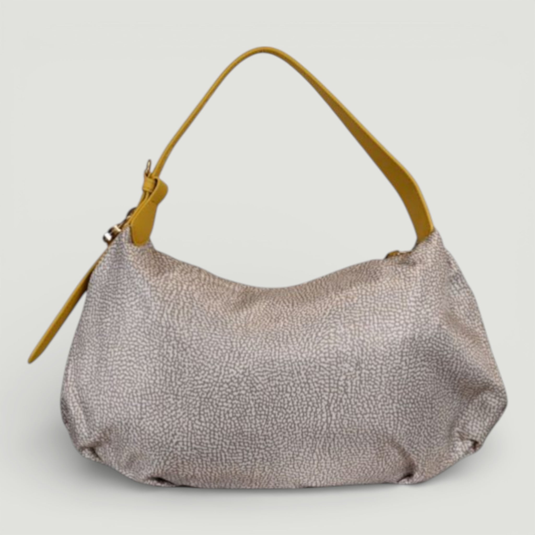 BORBONESE BORSA HOBO S. SABBIA/SAFFRON