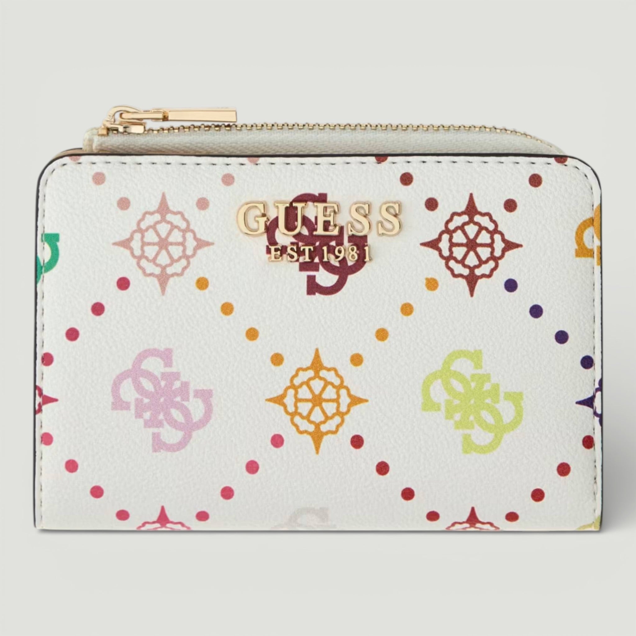 GUESS PORTAFOGLIO EMELIE LOGO SLG SMALL ZIP ARD CRD CSE MULTI LOGO