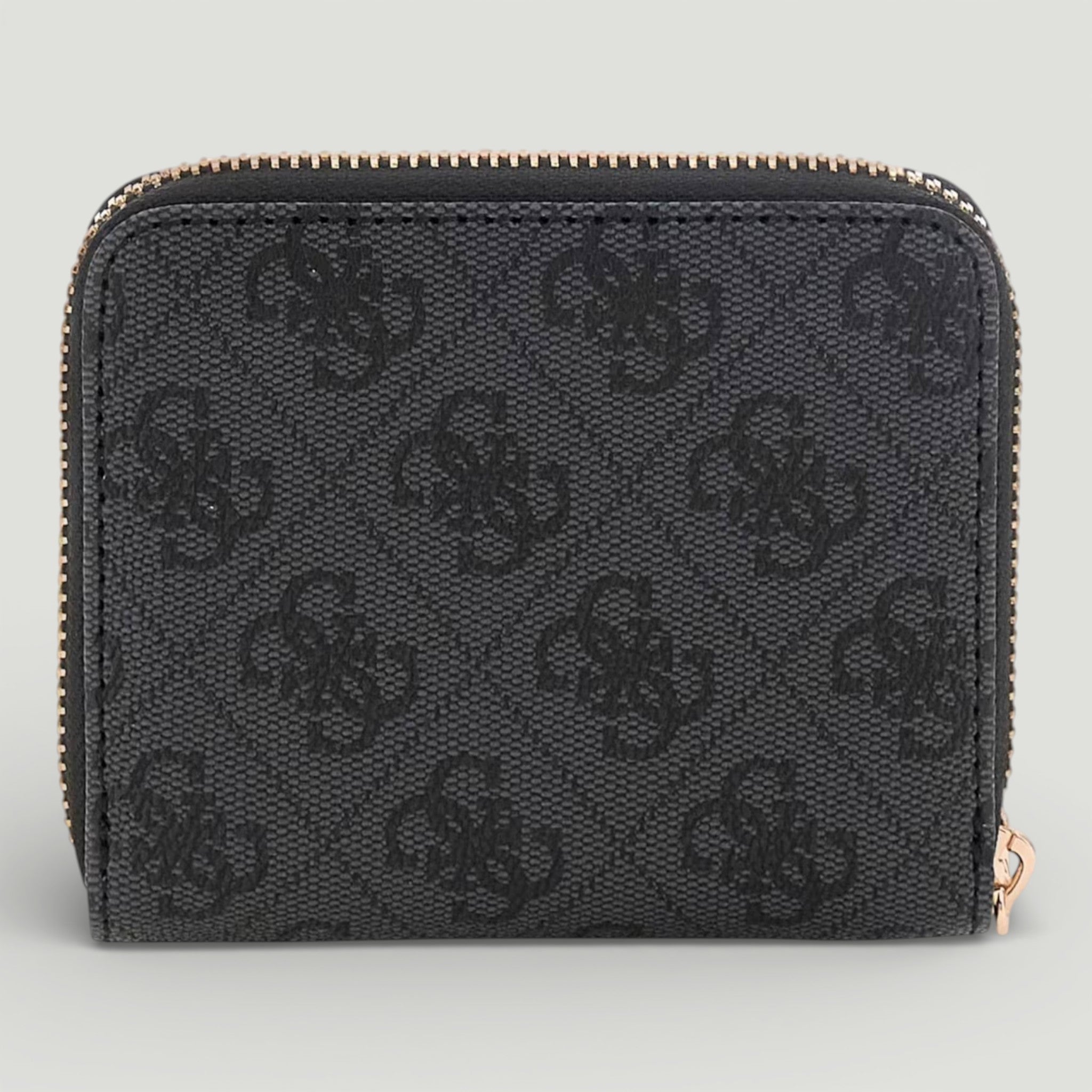 GUESS PORTAFOGLIO LAUREL II SLG SMALL ZIP AROUN COAL LOGO