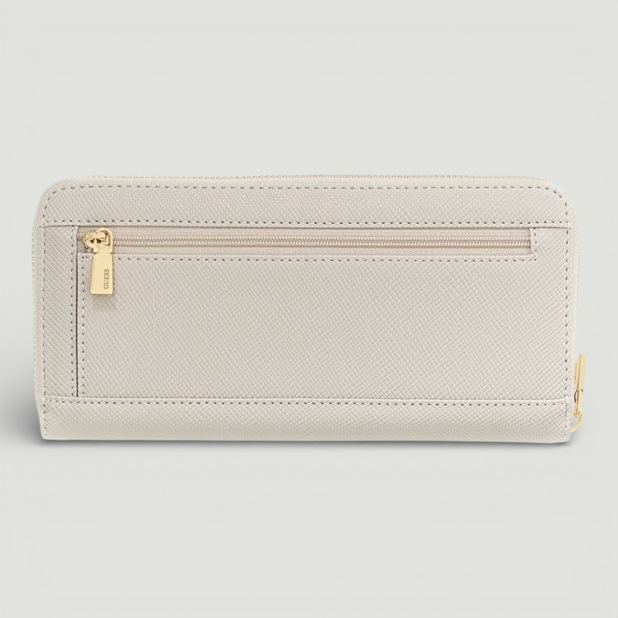 GUESS PORTAFOGLIO LAUREL II SLG LARGE ZIP AROUND BONE