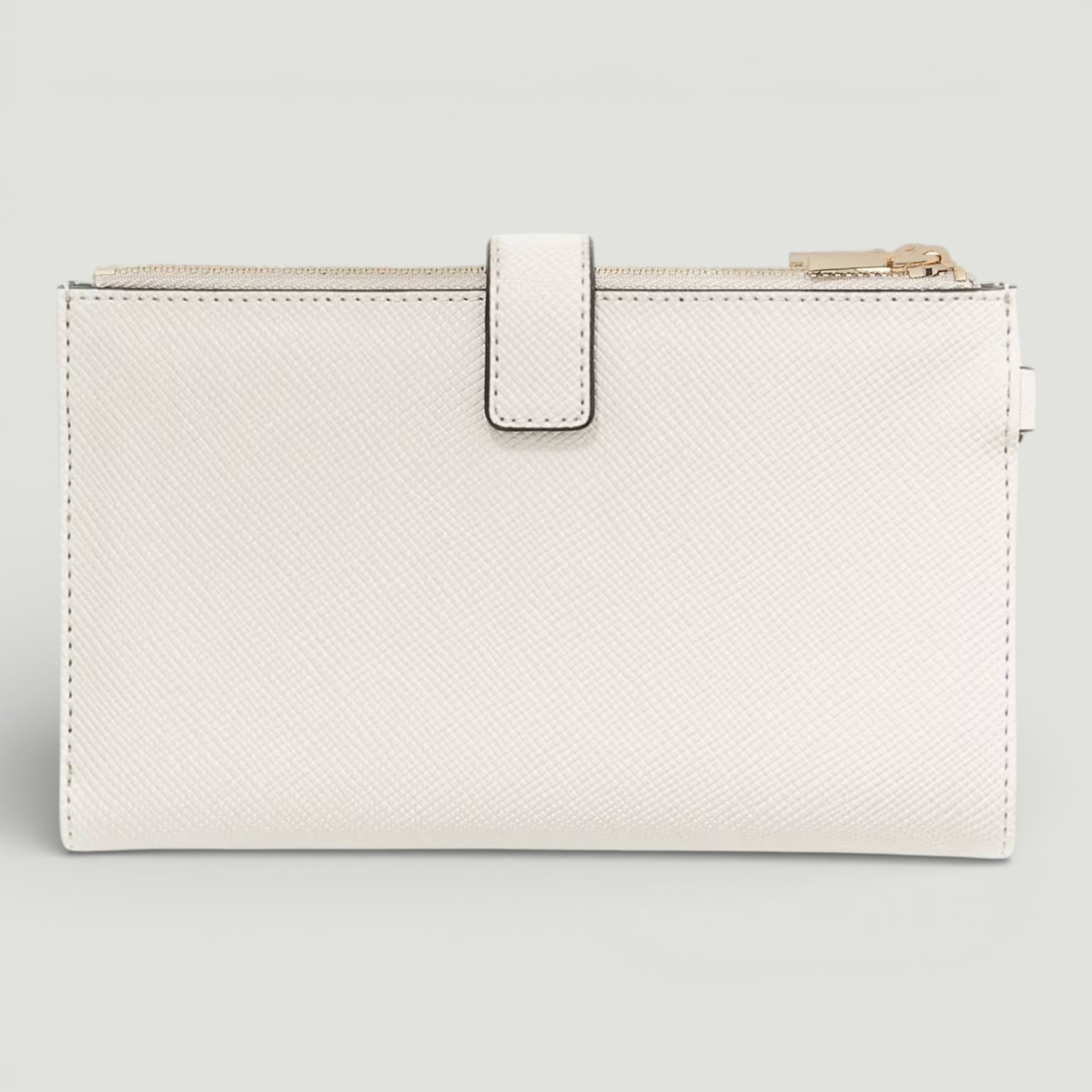 GUESS PORTAFOGLIO LAUREL II SLGDBL ZIP ORGNZR BONE