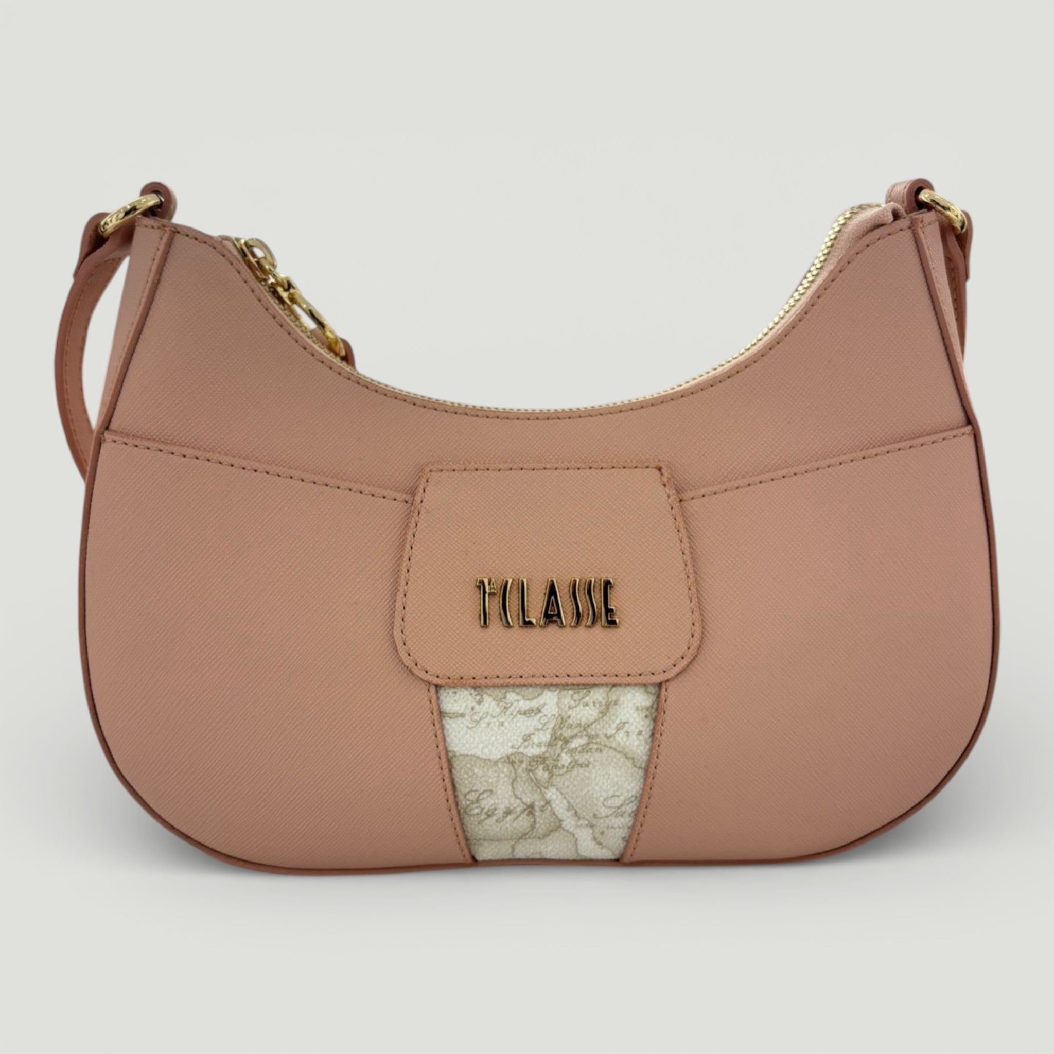 ALVIERO MARTINI 1^ CLASSE BORSA TRACOLLINA ROSA CAMEO