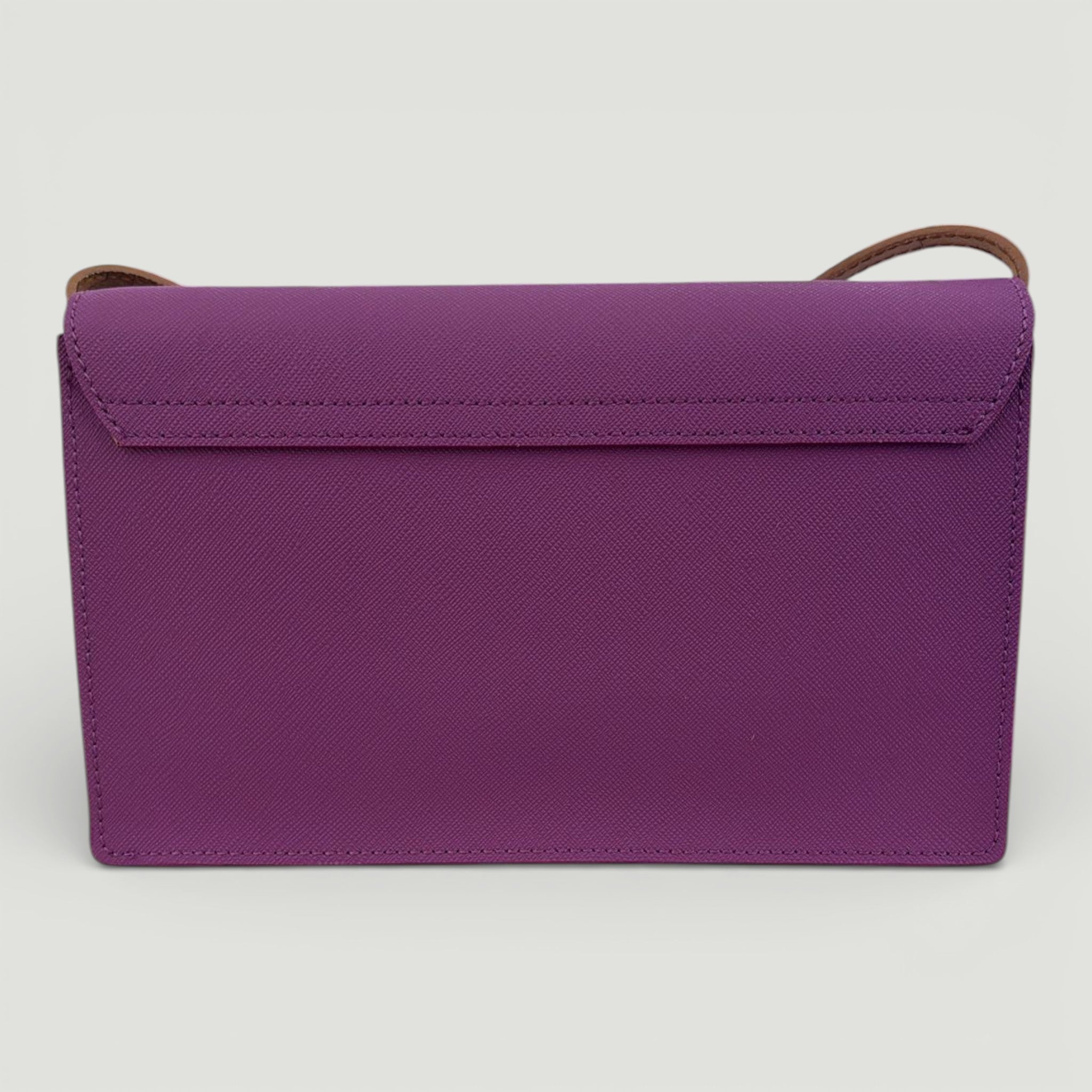 ALVIERO MARTINI 1^ CLASSE BORSA POCHETTE PATTA E TRACOLLA STACCABILE VIOLA BOUGANVIL