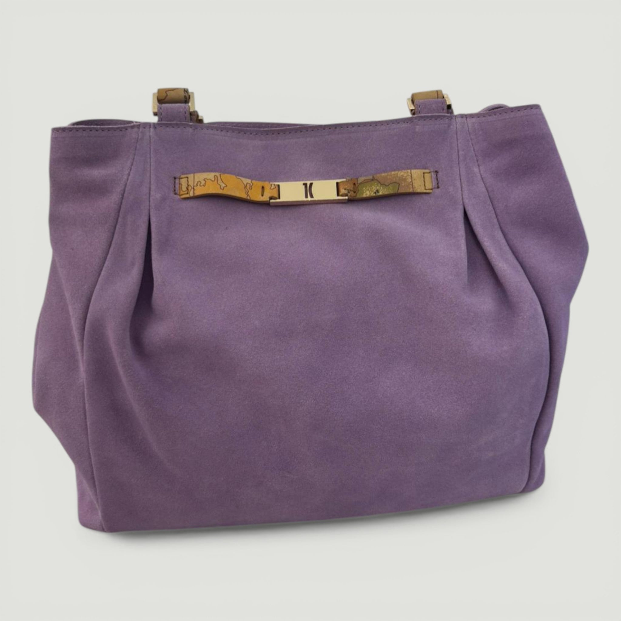 ALVIERO MARTINI 1^CLASSE BORSA A SPALLA CON TRACOLLA LILLA