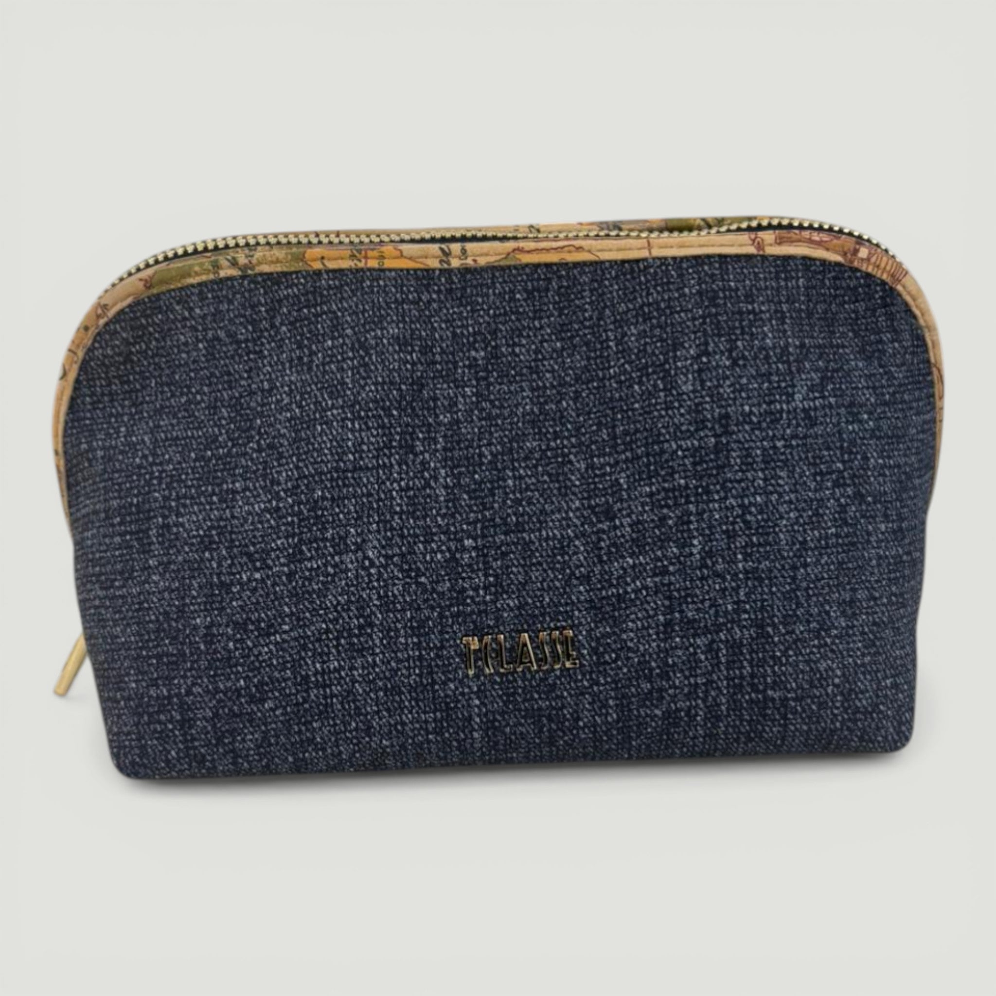 ALVIERO MARTINI 1^CLASSE BEAUTY CASE GRANDE BLU JEANS