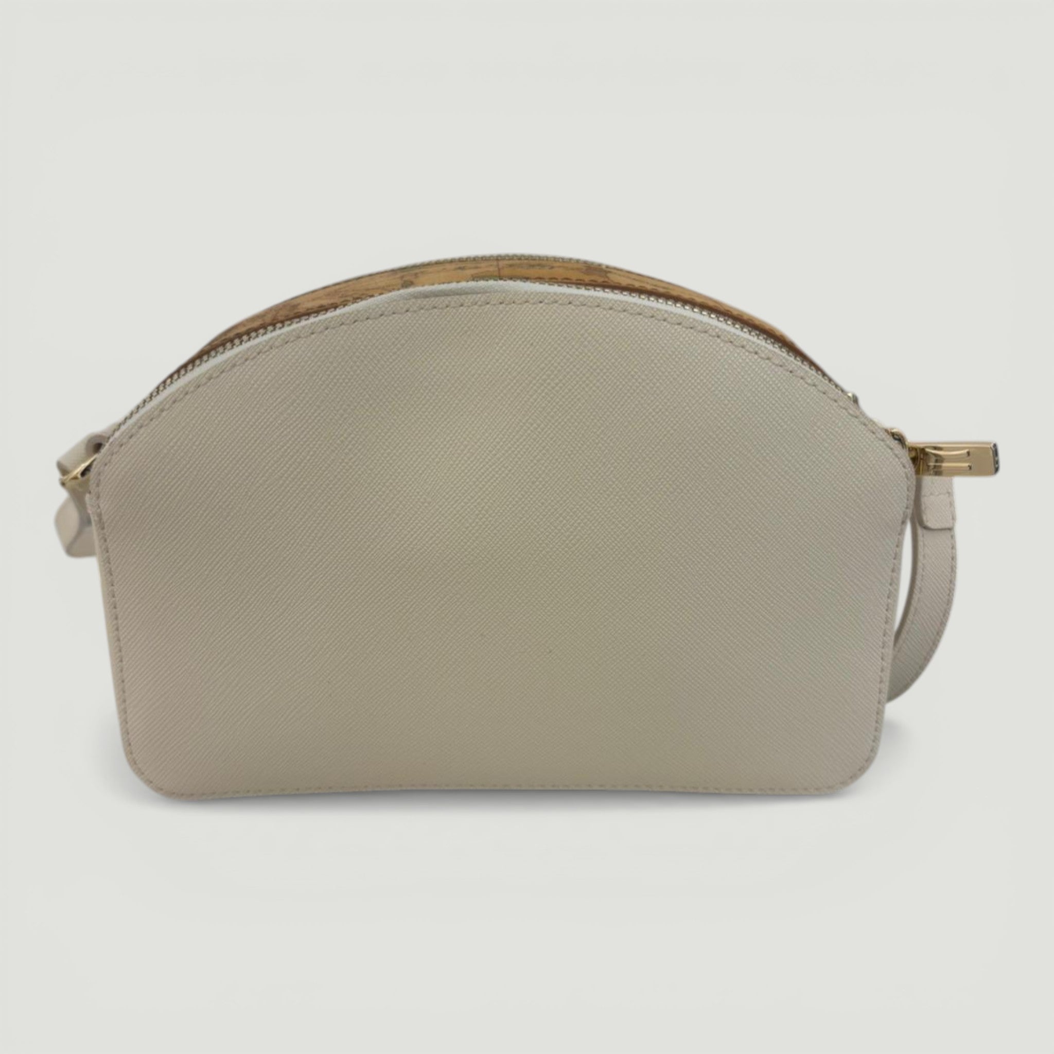 ALVIERO MARTINI 1^CLASSE BORSA AURA TRACOLLINA DOPPIA ZIP AVORIO