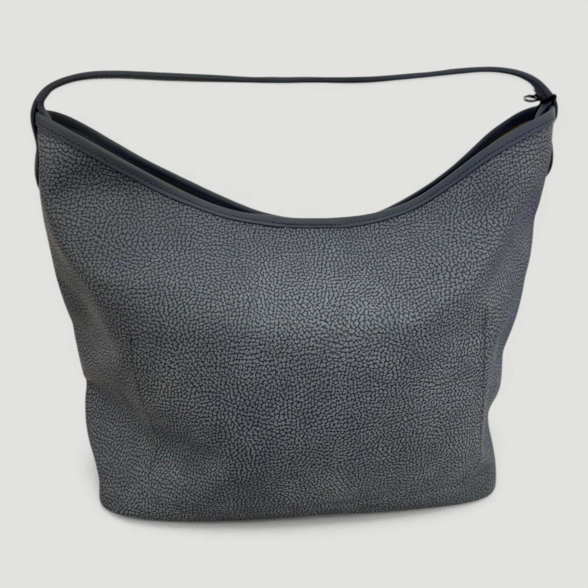BORBONESE BORSA HOBO M. DENIM