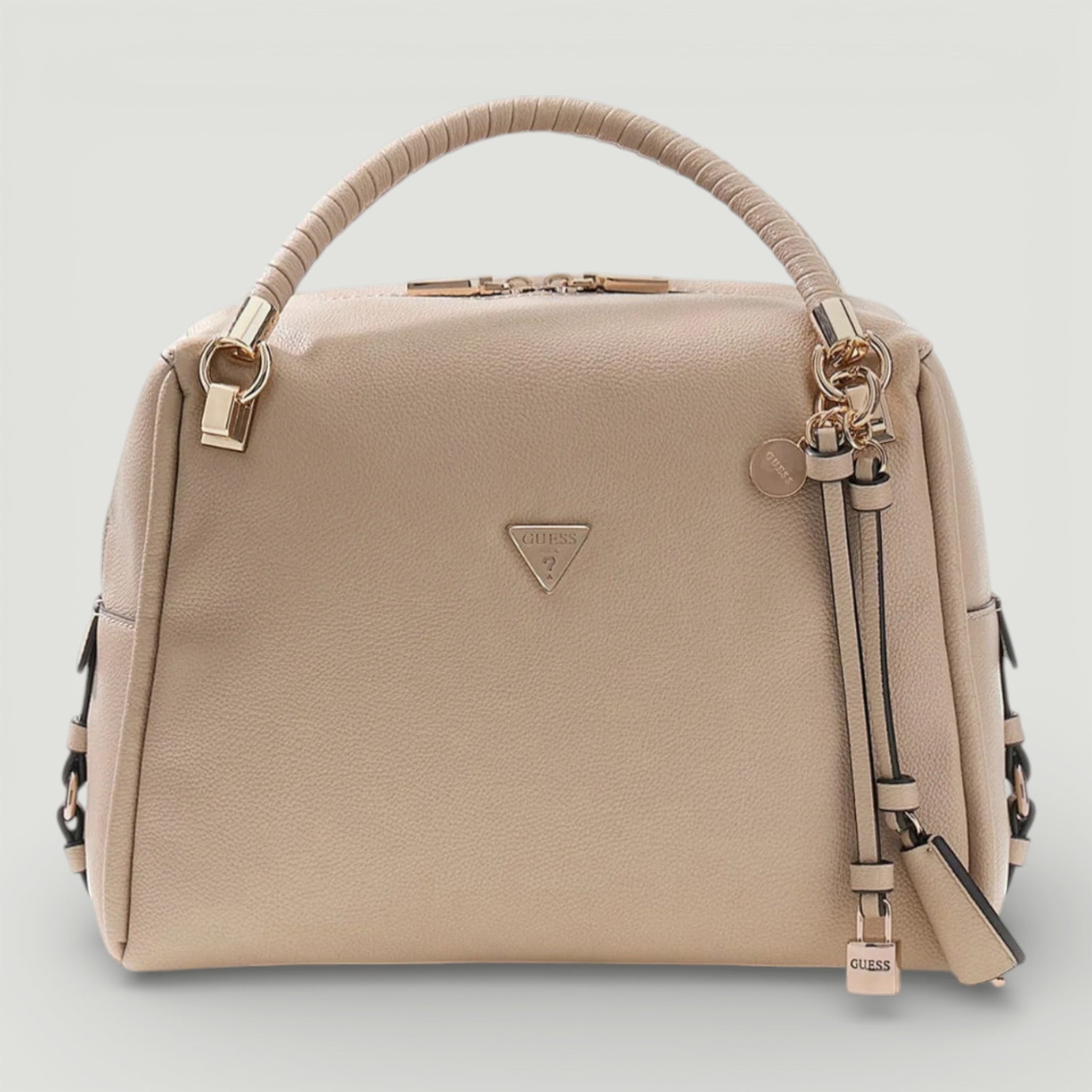 GUESS BORSA DANYA SATCHEL TAUPE